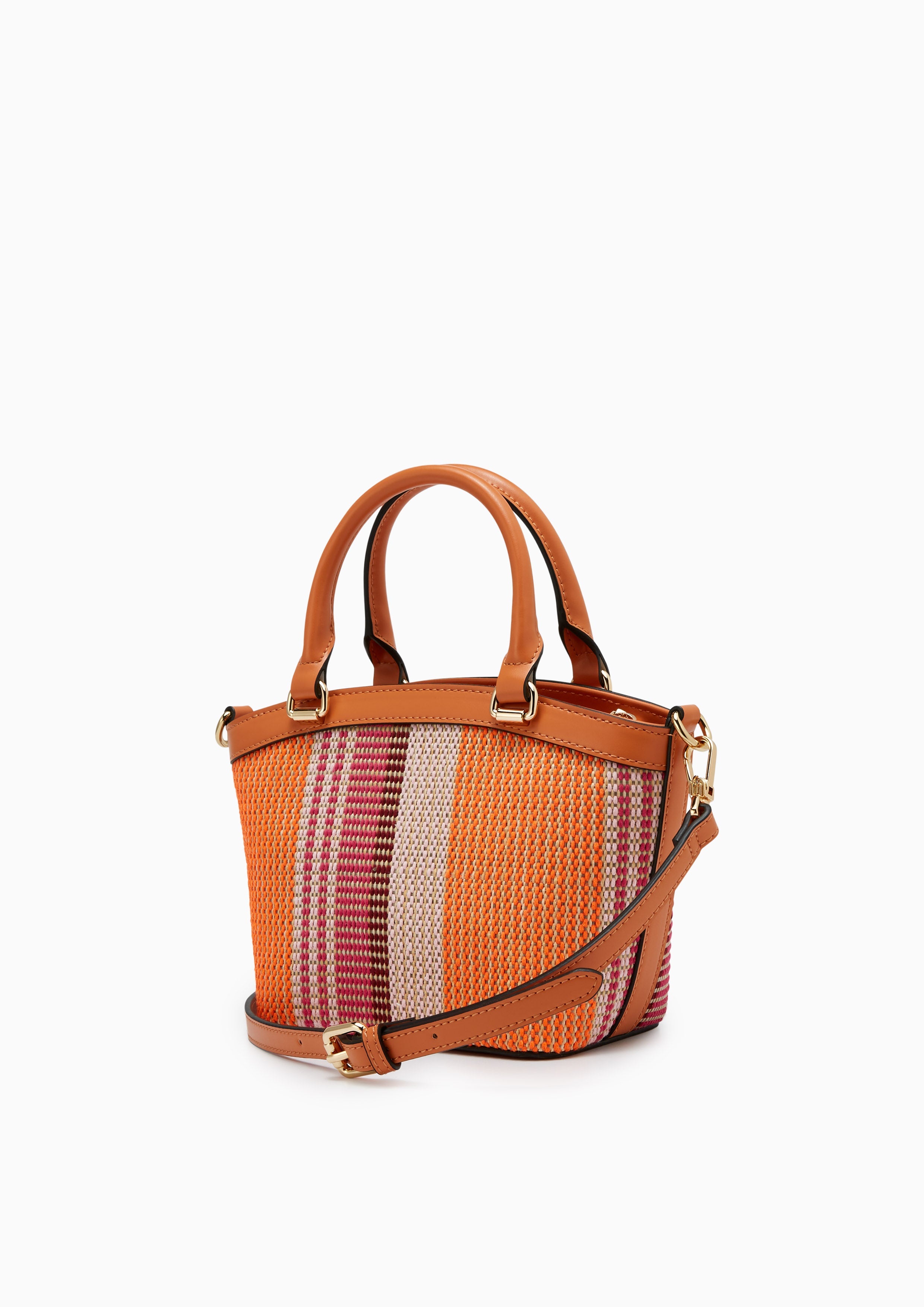 The Garden Infinite S Top Handle Bag Orange