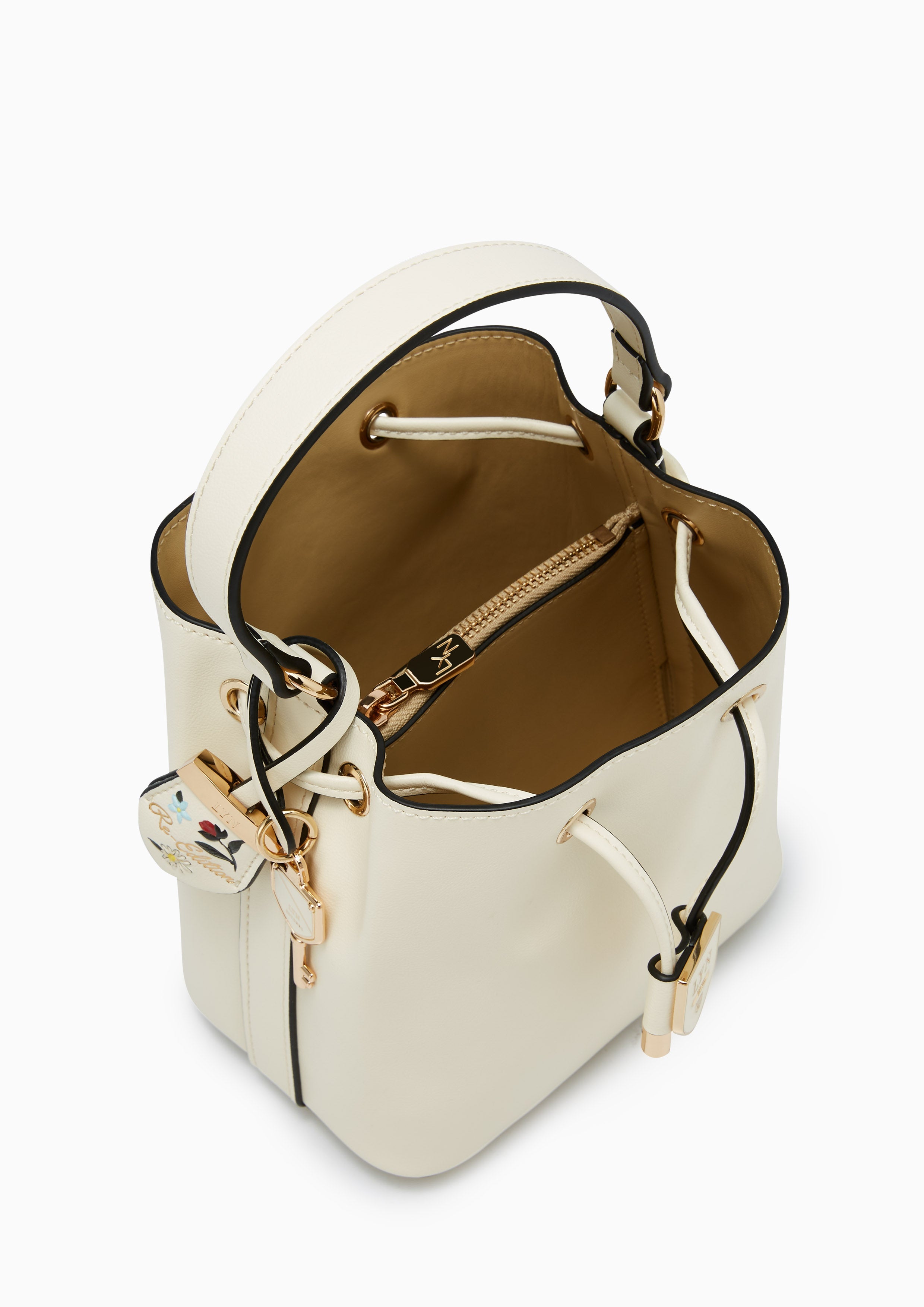 Botanic Carina S Bucket Bag Ivory