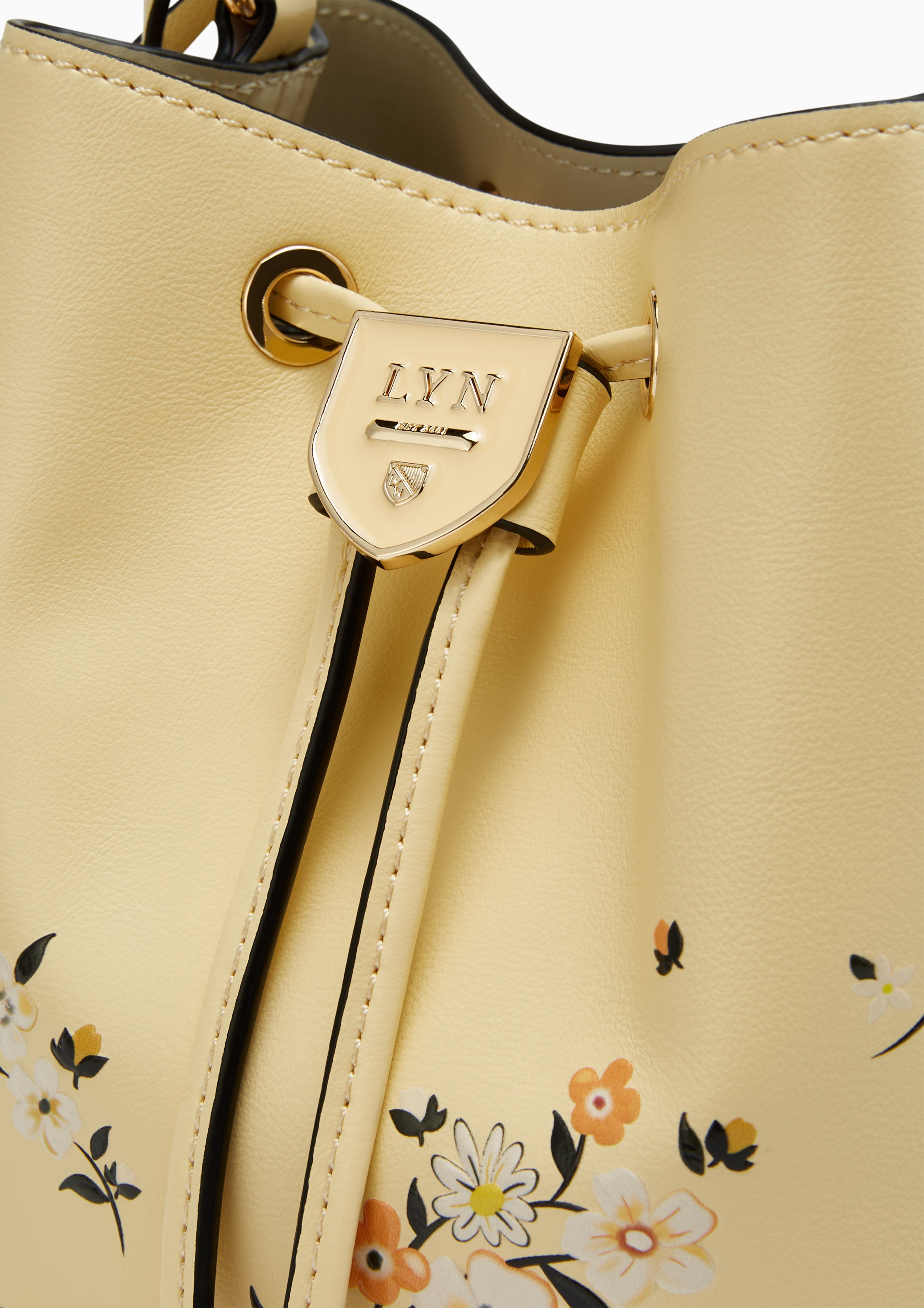 Botanic Carina S Bucket Bag Light Yellow