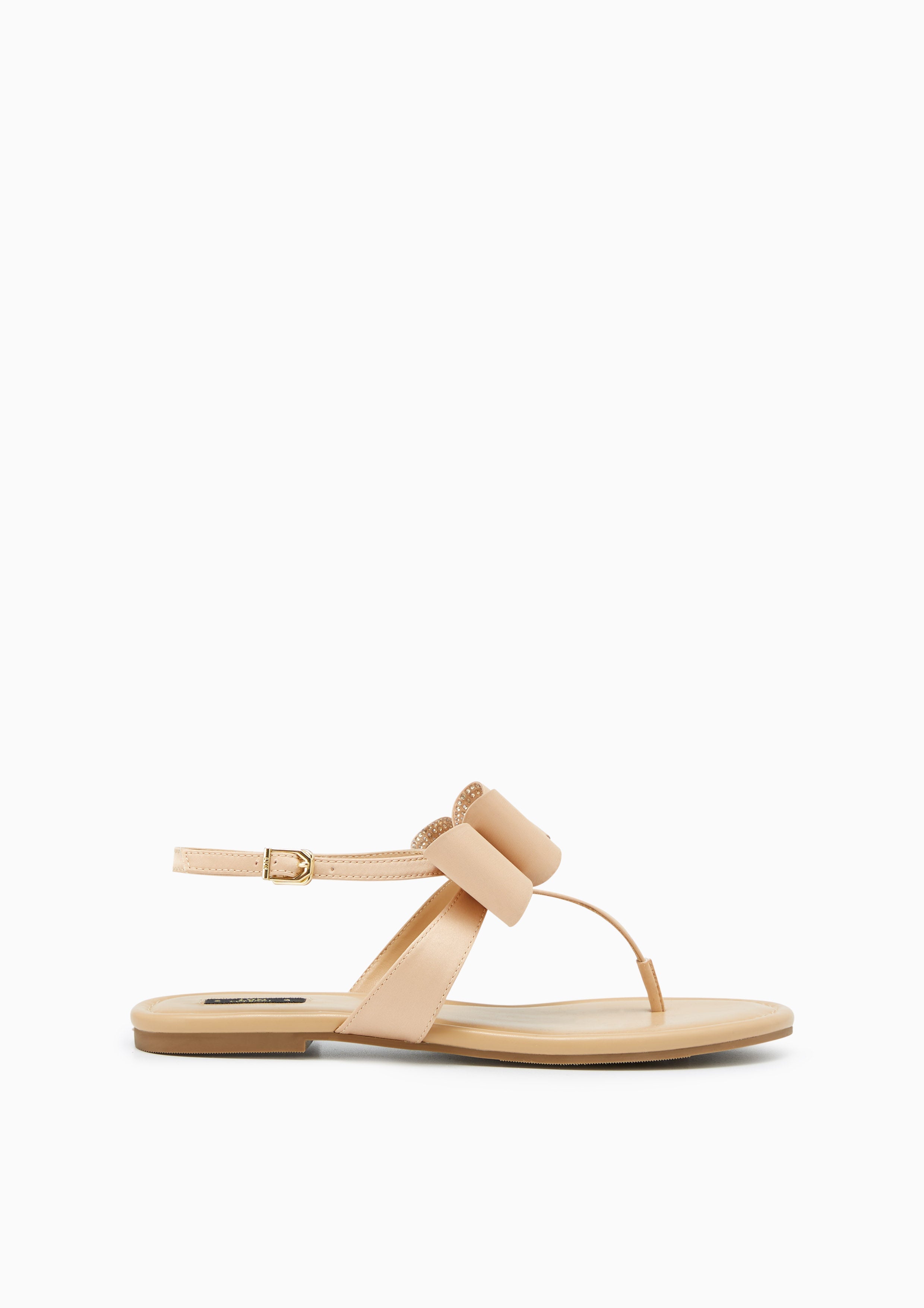 Icy Flat Sandals Beige