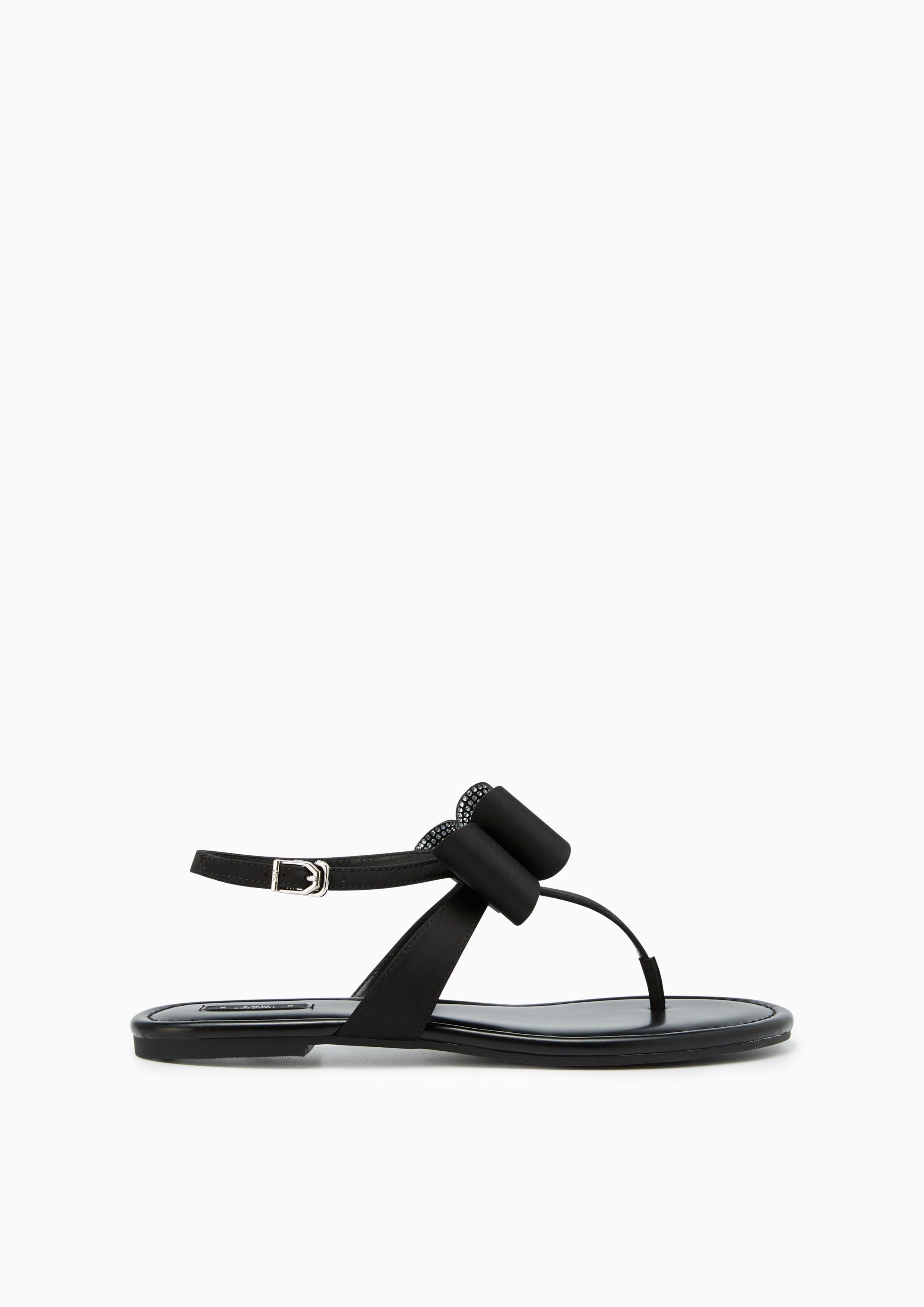 Icy Flat Sandals Black