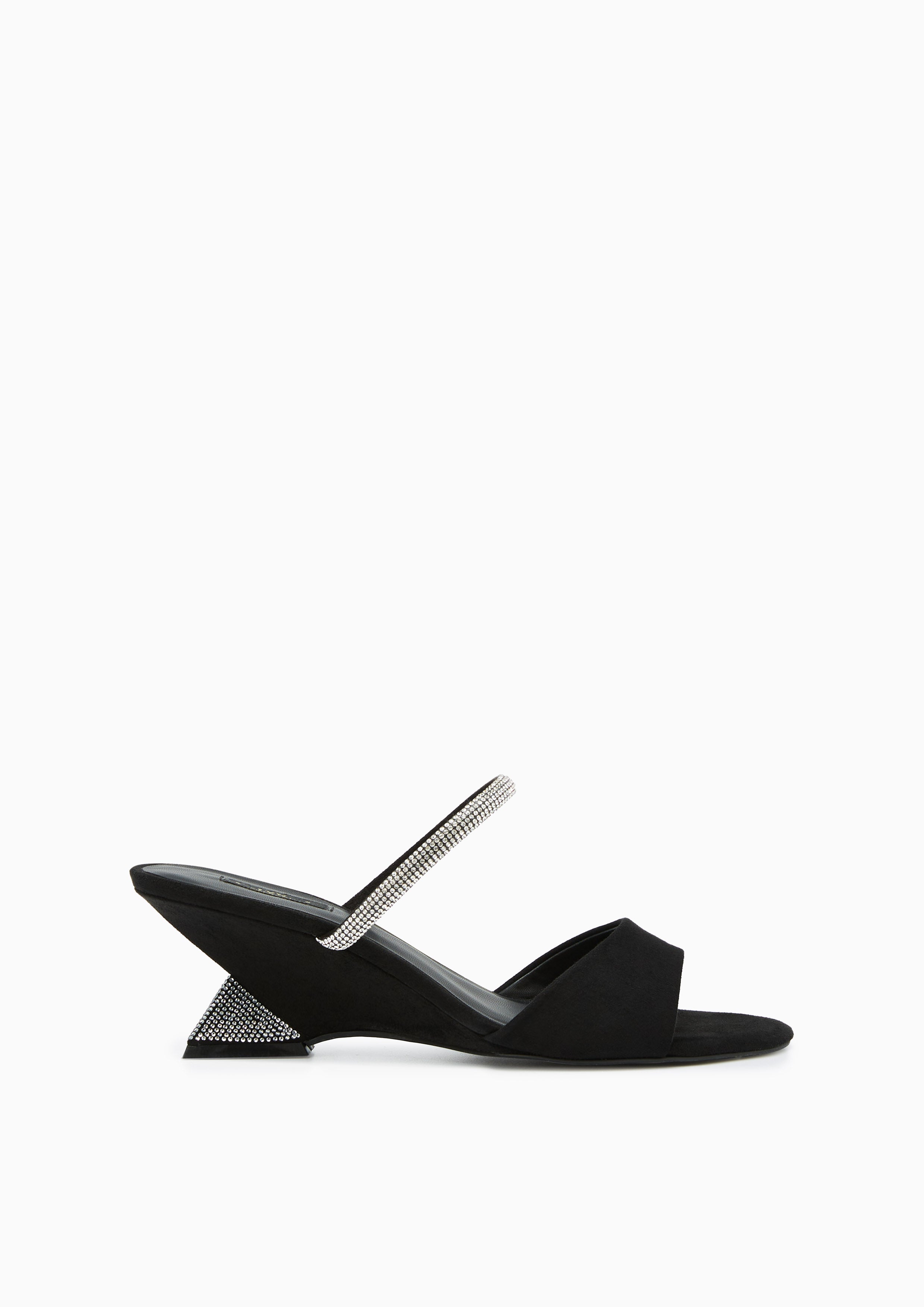 Gemma Low Heel Sandals Black