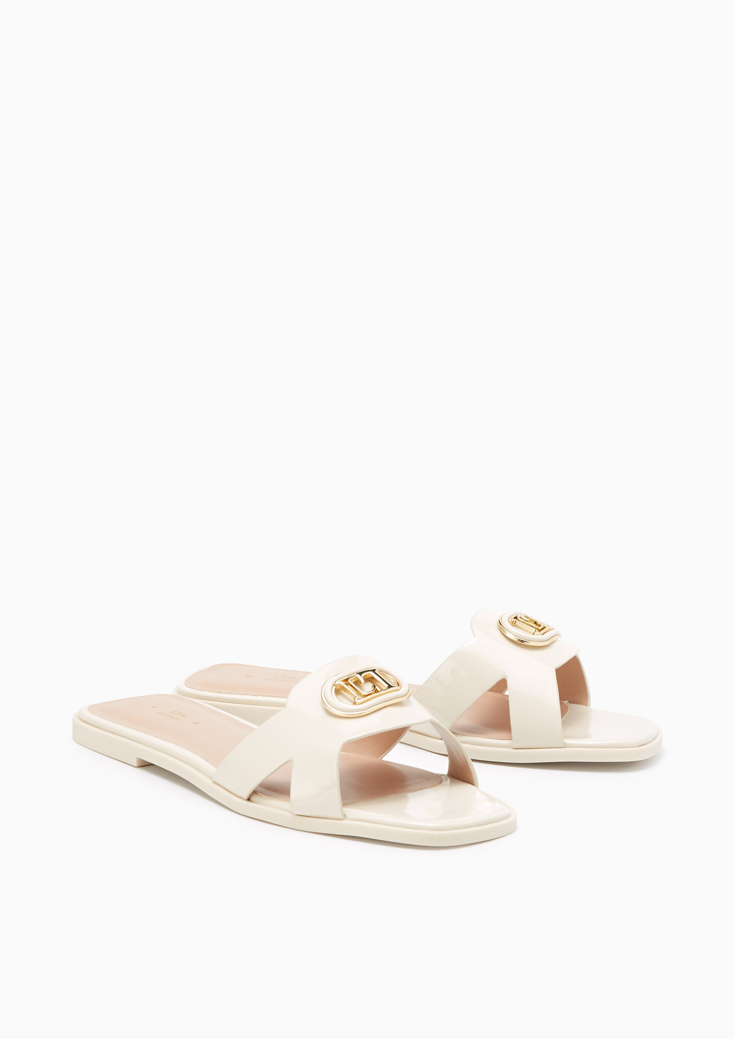 April Flat Sandals Ivory