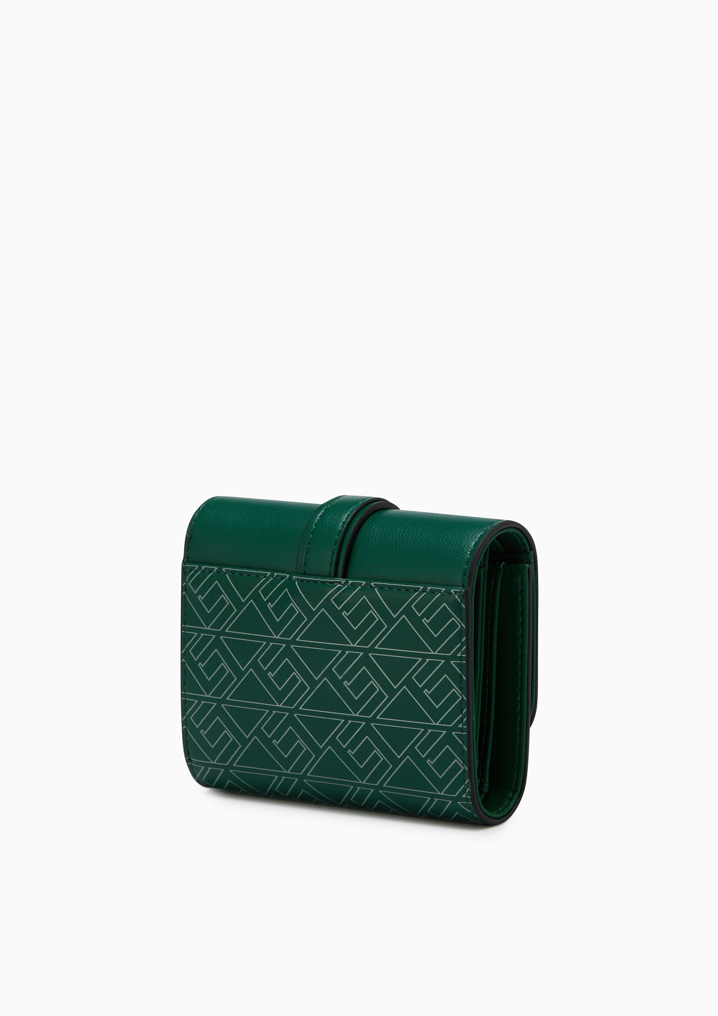 Jolene Short Wallet Printed Green