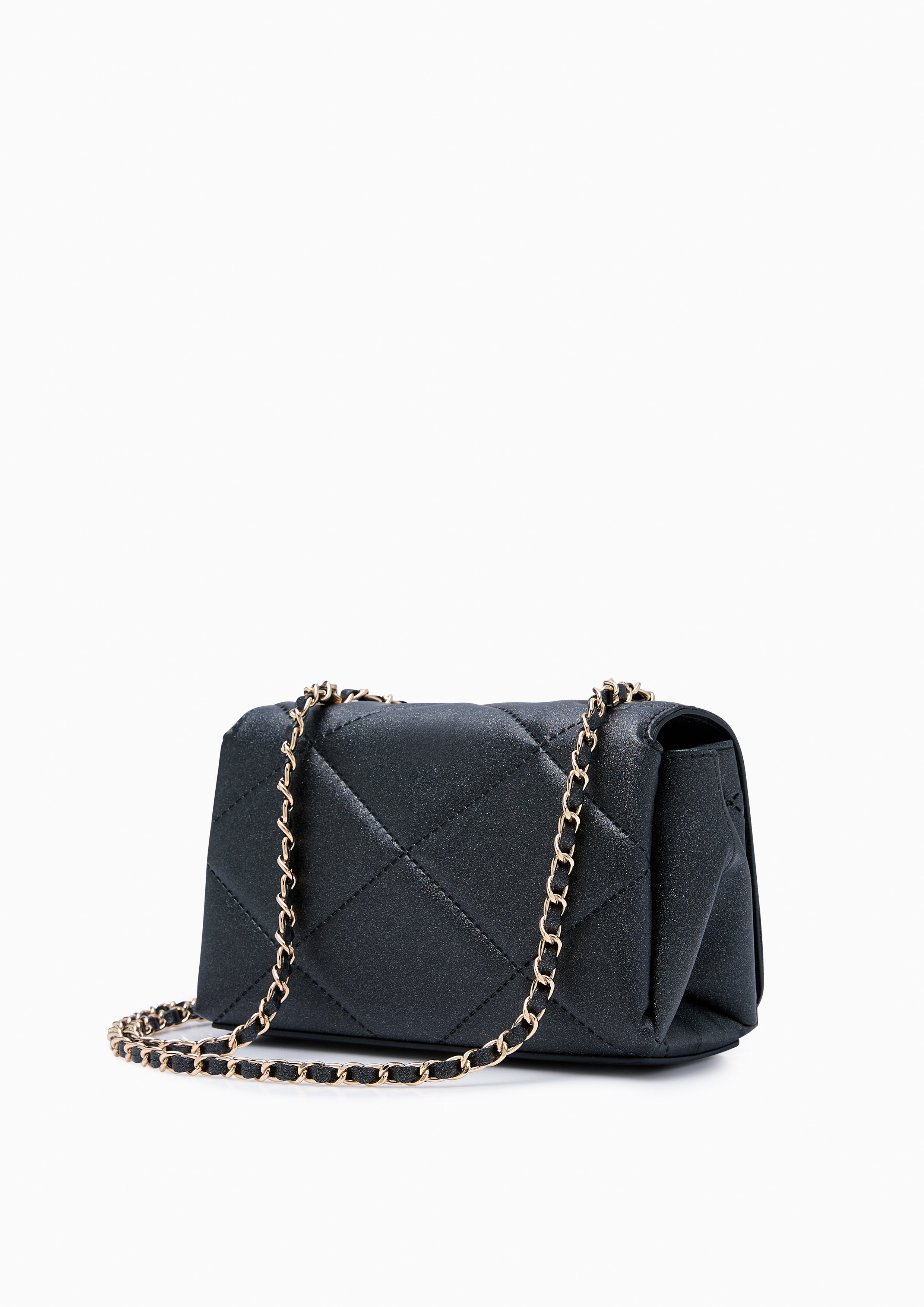 Ferna Crossbody Bag Glitter Black