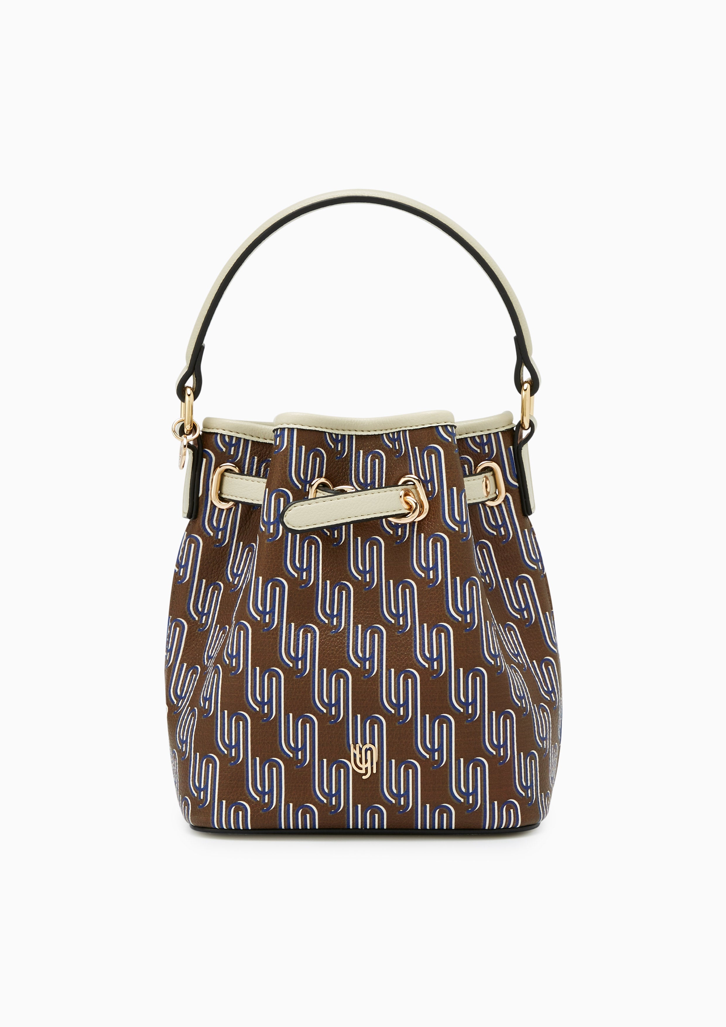 Noel Bucket Mini Dark Printed Brown