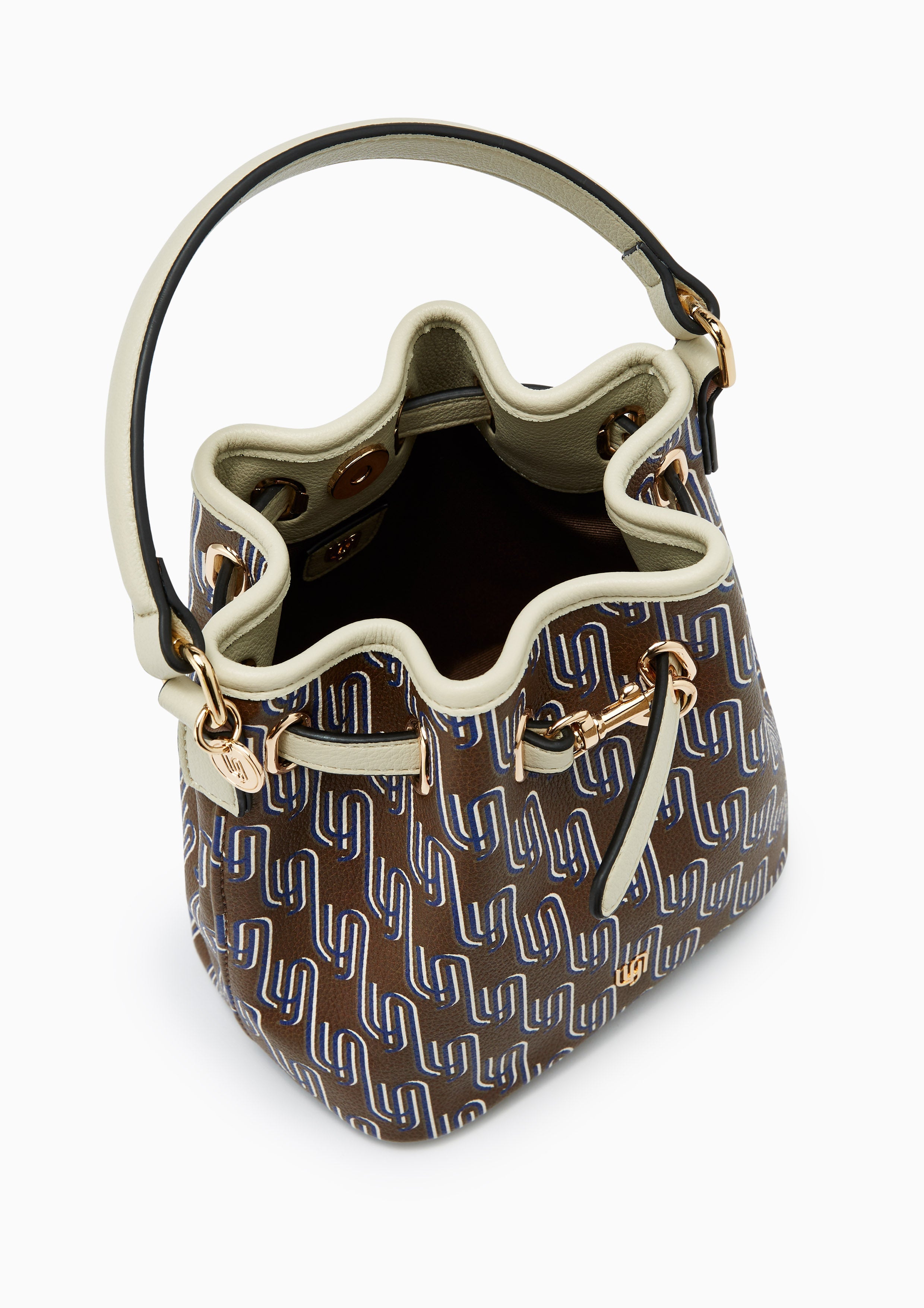 Noel Bucket Mini Dark Printed Brown