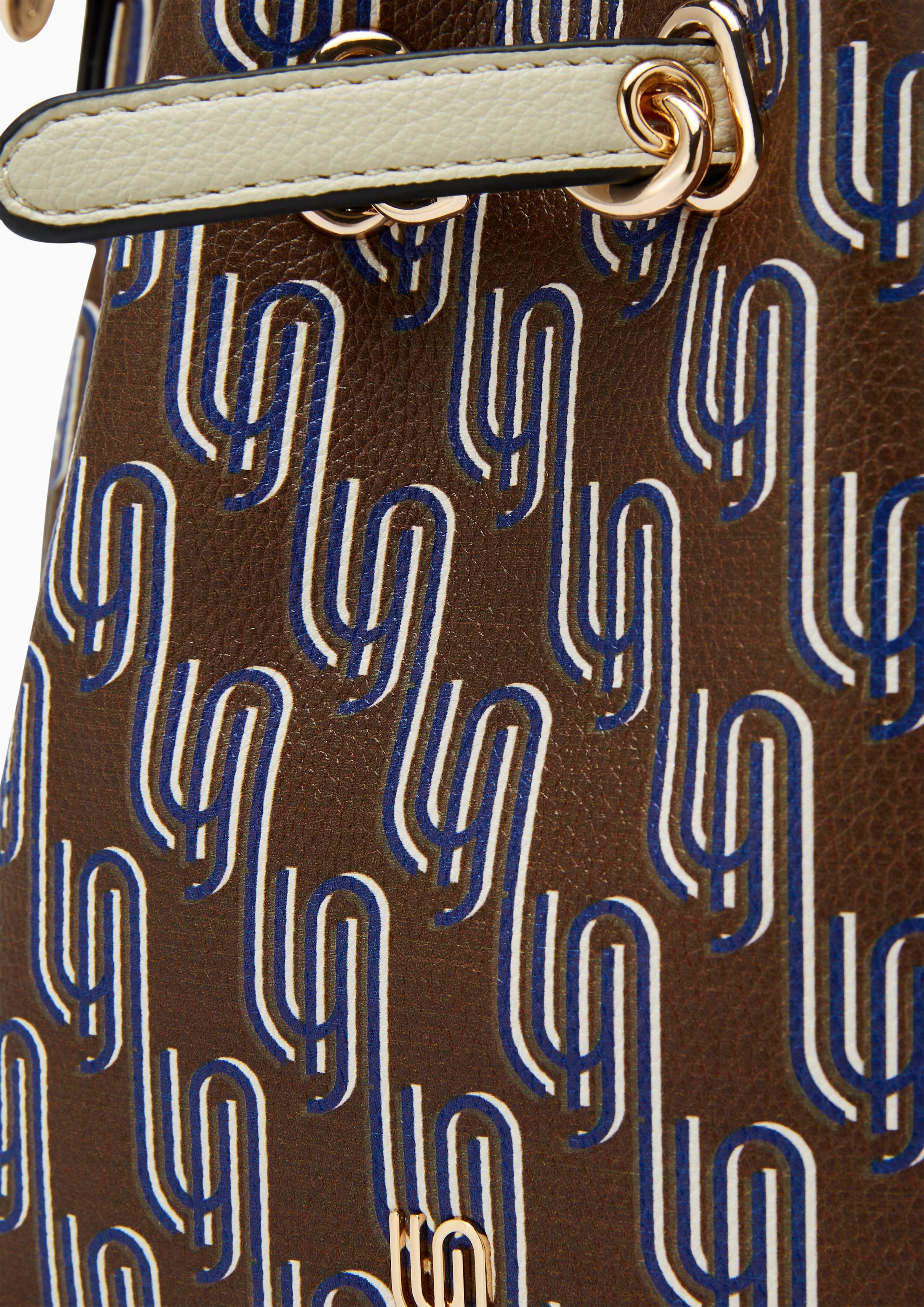 Noel Bucket Mini Dark Printed Brown