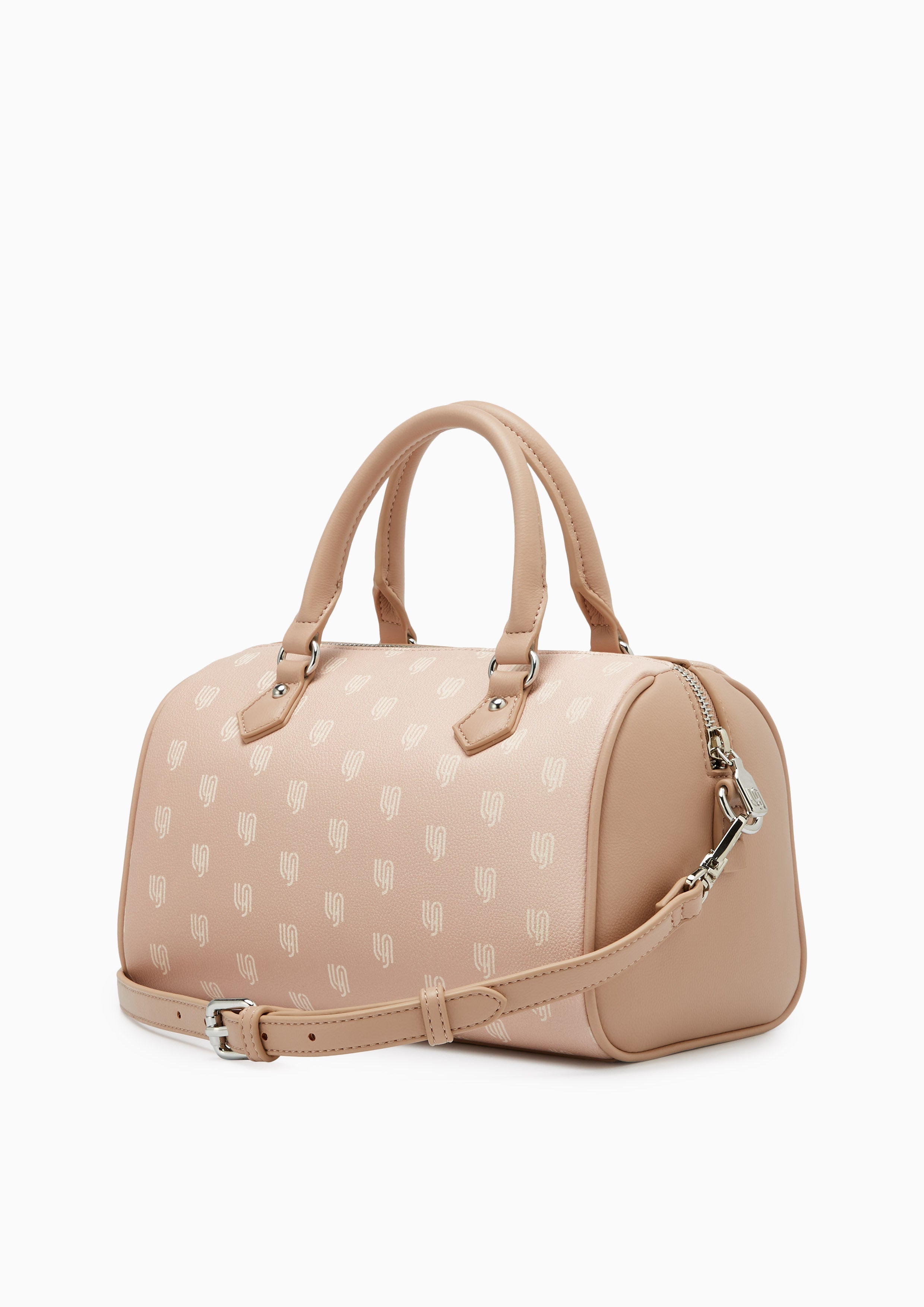 Nolan Top Handle S Bag - Unisex Printed Beige