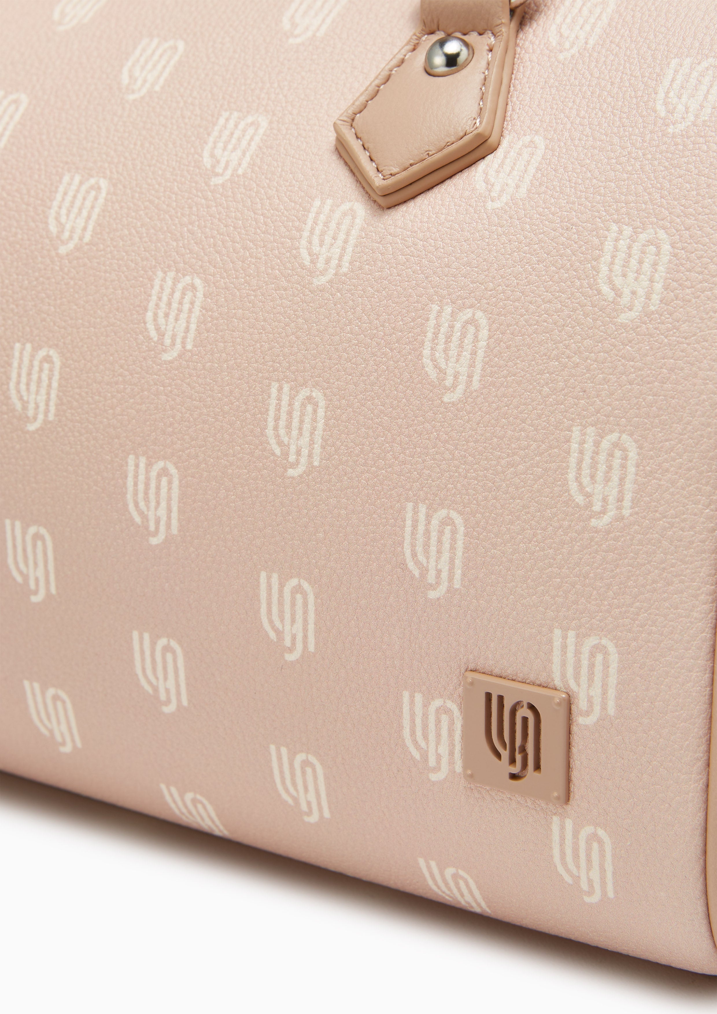 Nolan Top Handle S Bag - Unisex Printed Beige