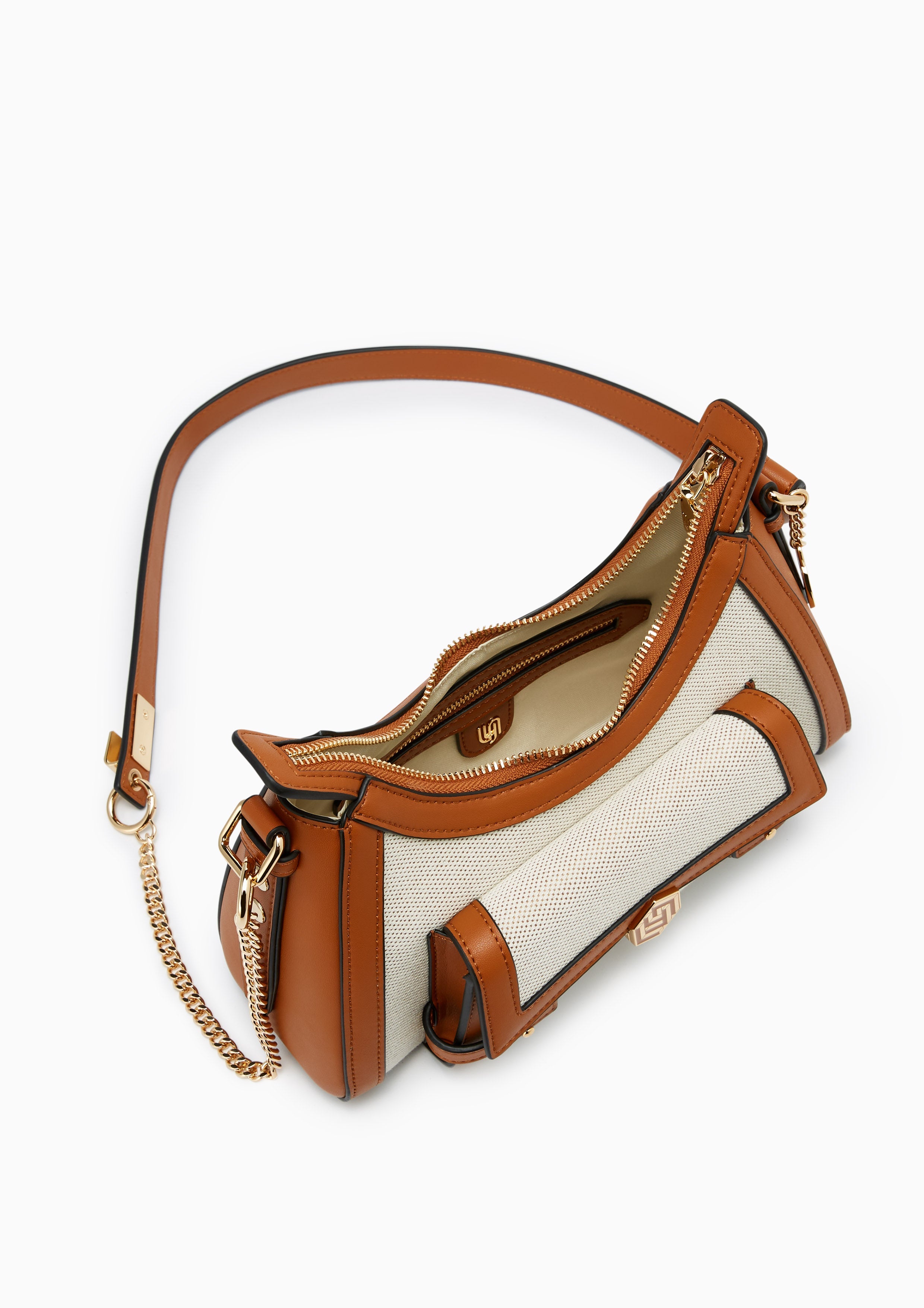 Giselle Canvas  Shoulder Beige