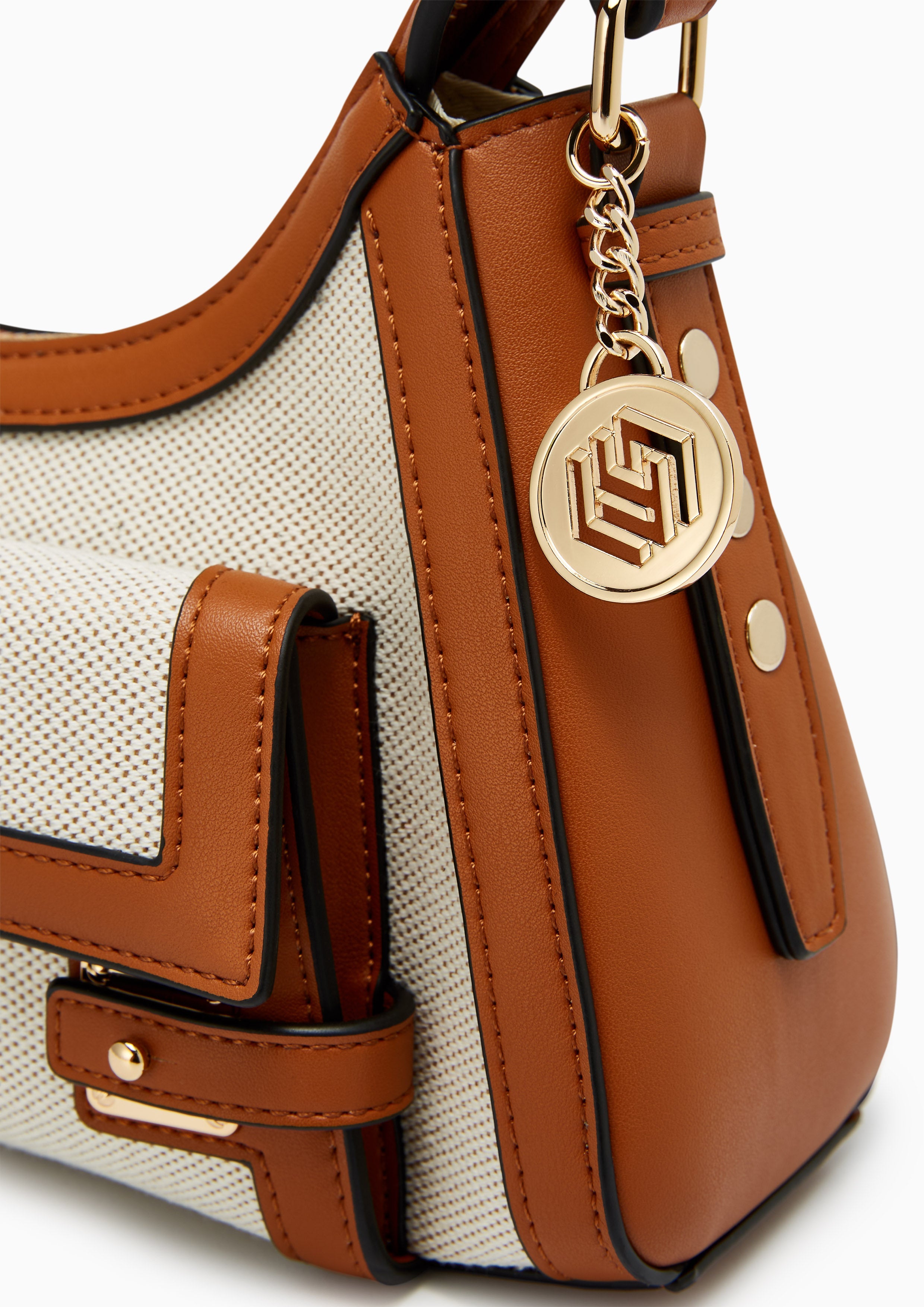 Giselle Canvas  Shoulder Beige