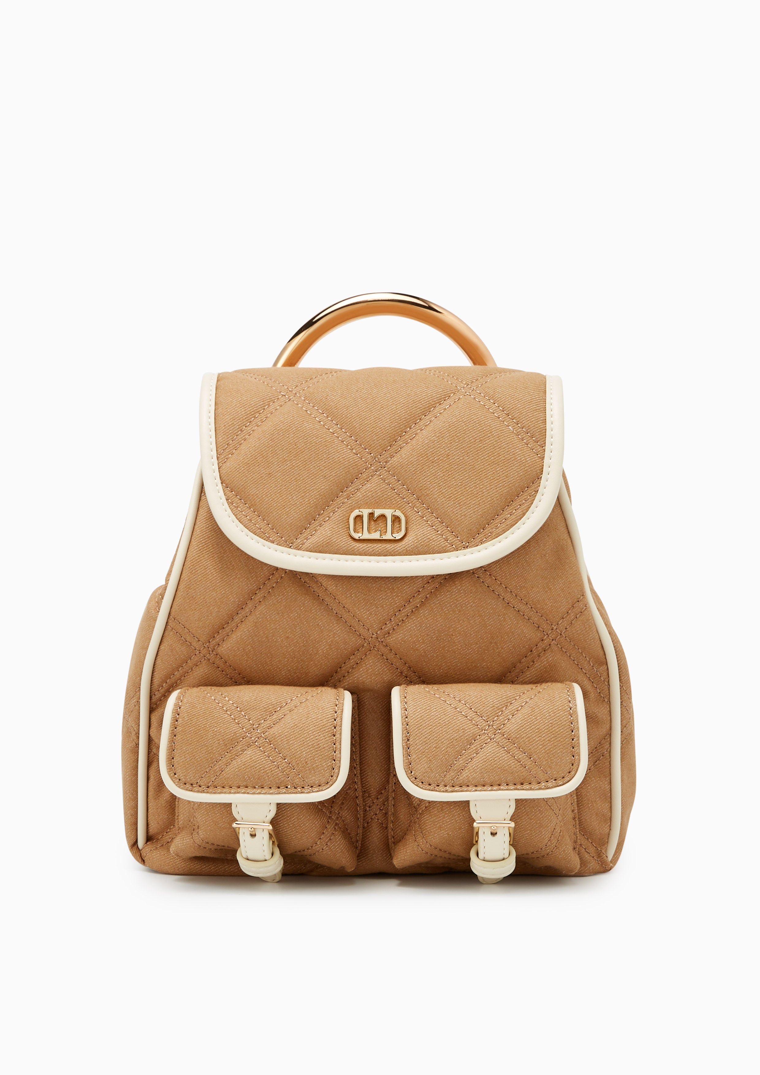 Autumn Canvas Backpack Light Brown