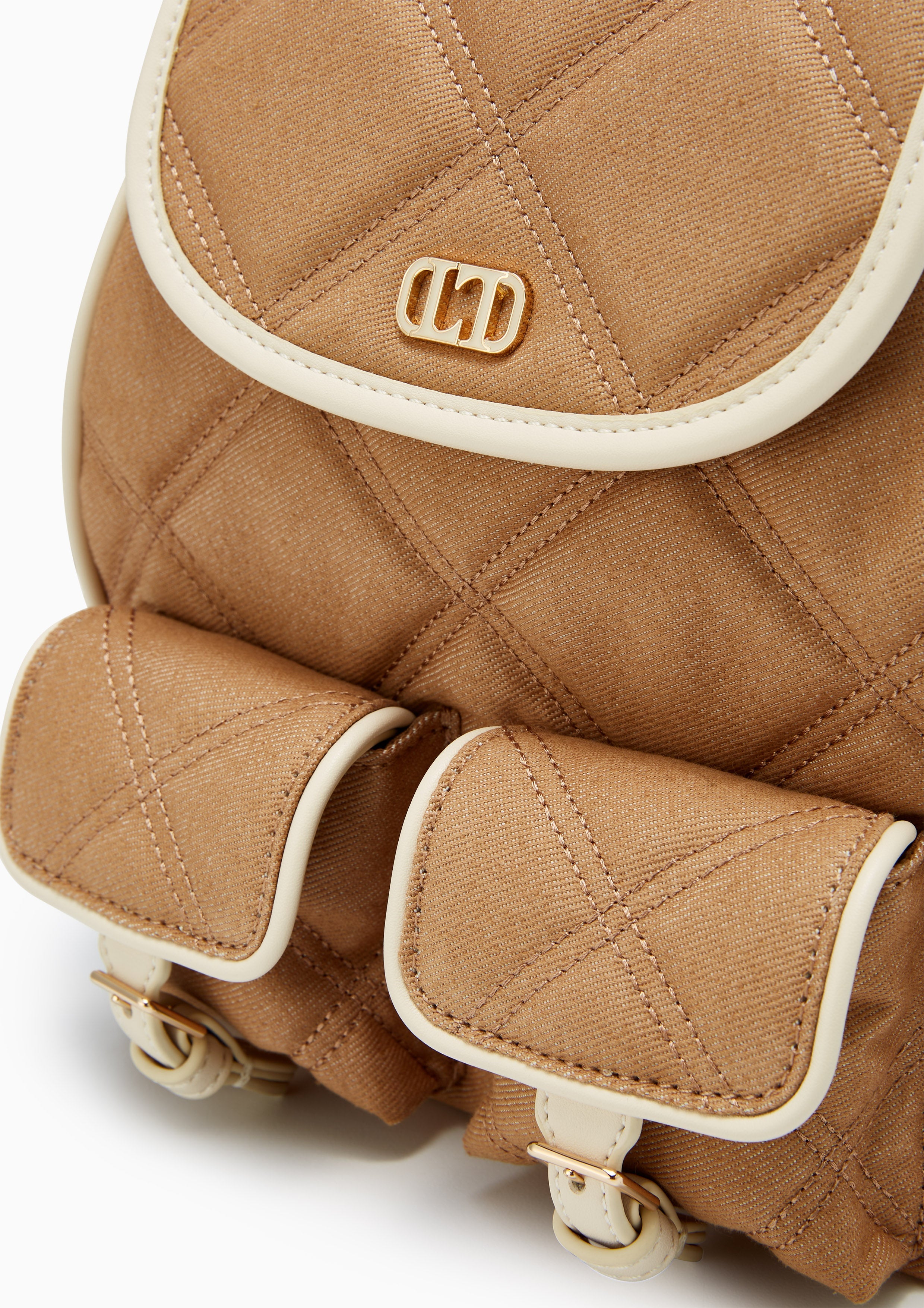 Autumn Canvas Backpack Light Brown
