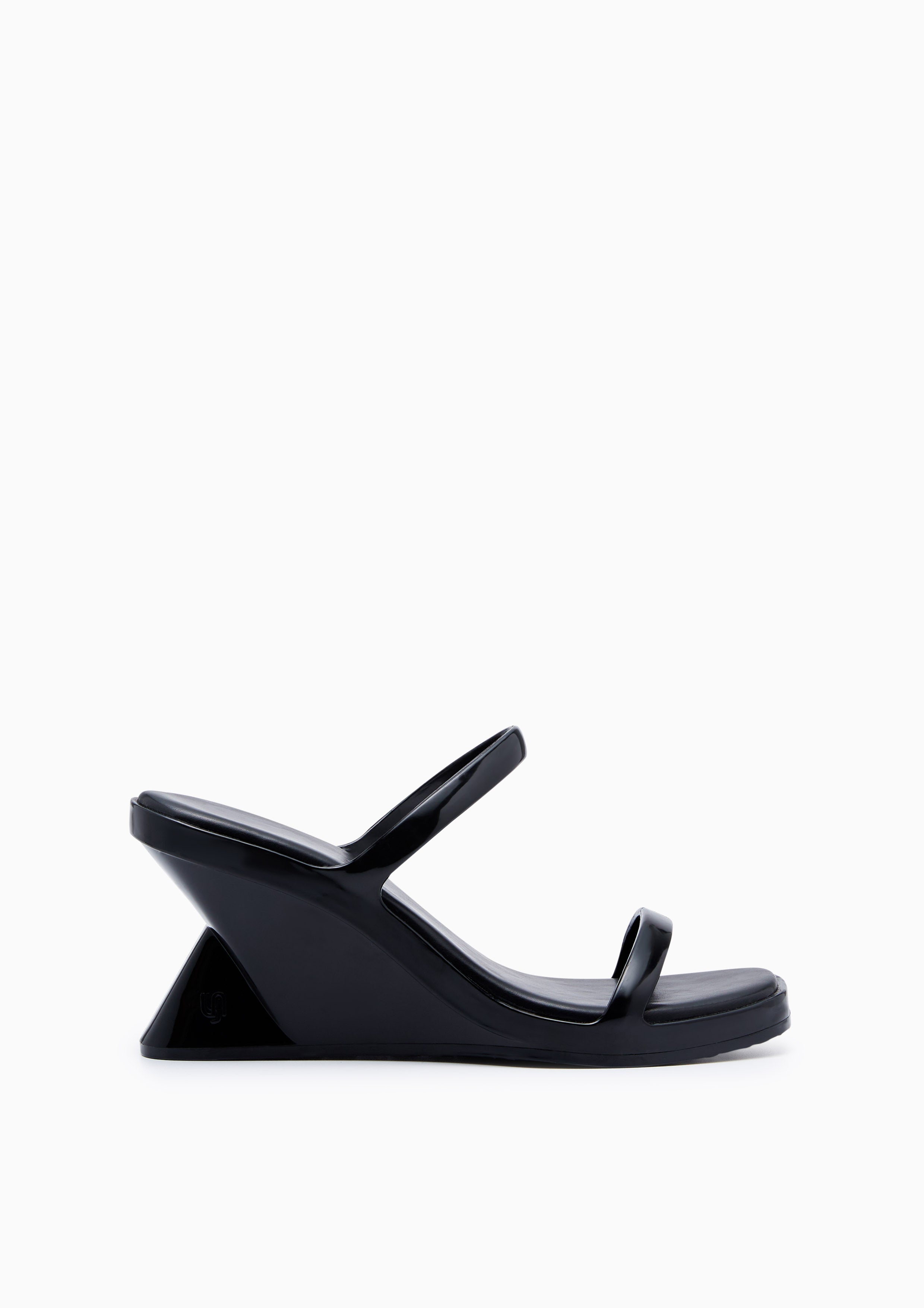 Jelly Jojo Wedge Sandals Black
