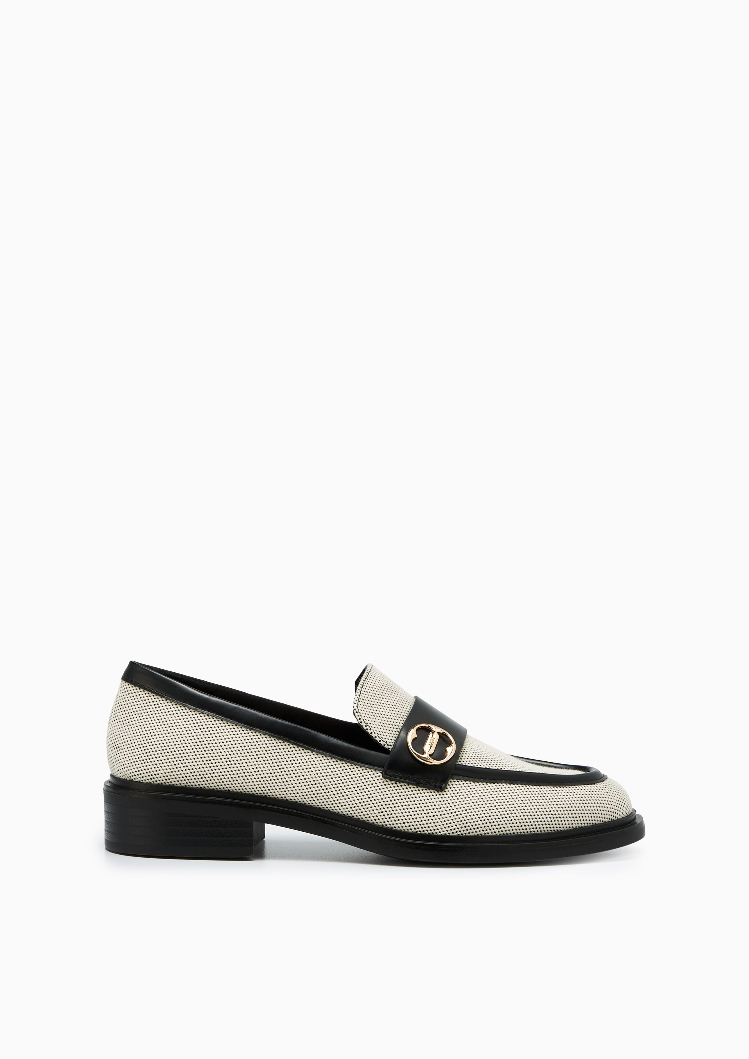 Colleen Canvas Loafers Black