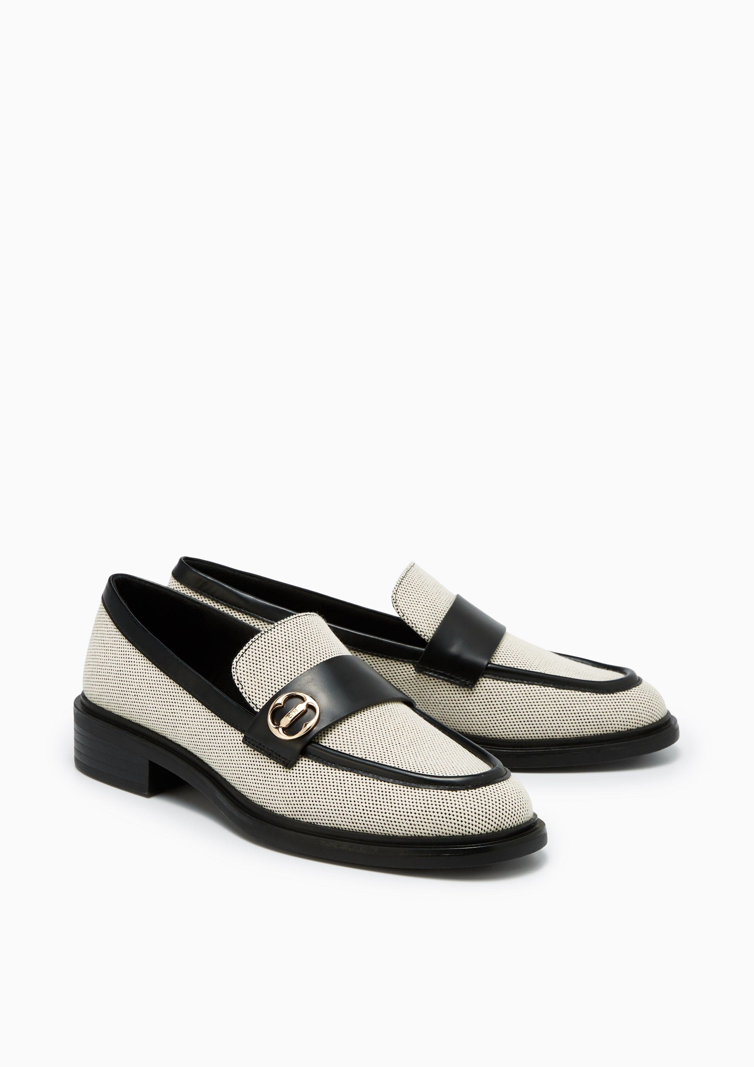 Colleen Canvas Loafers Black
