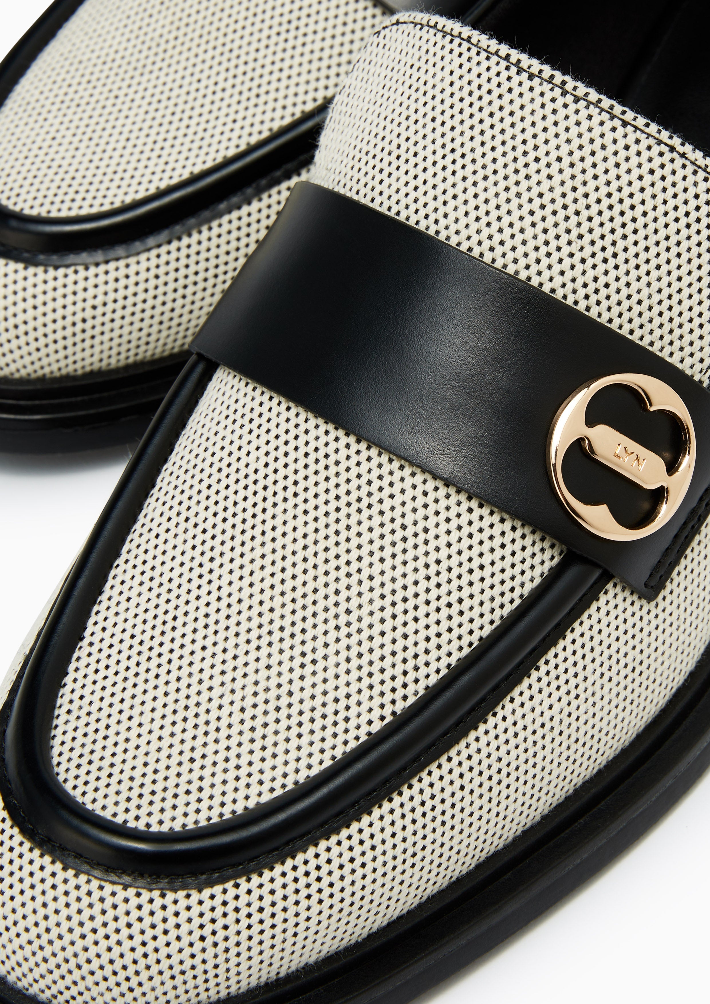 Colleen Canvas Loafers Black