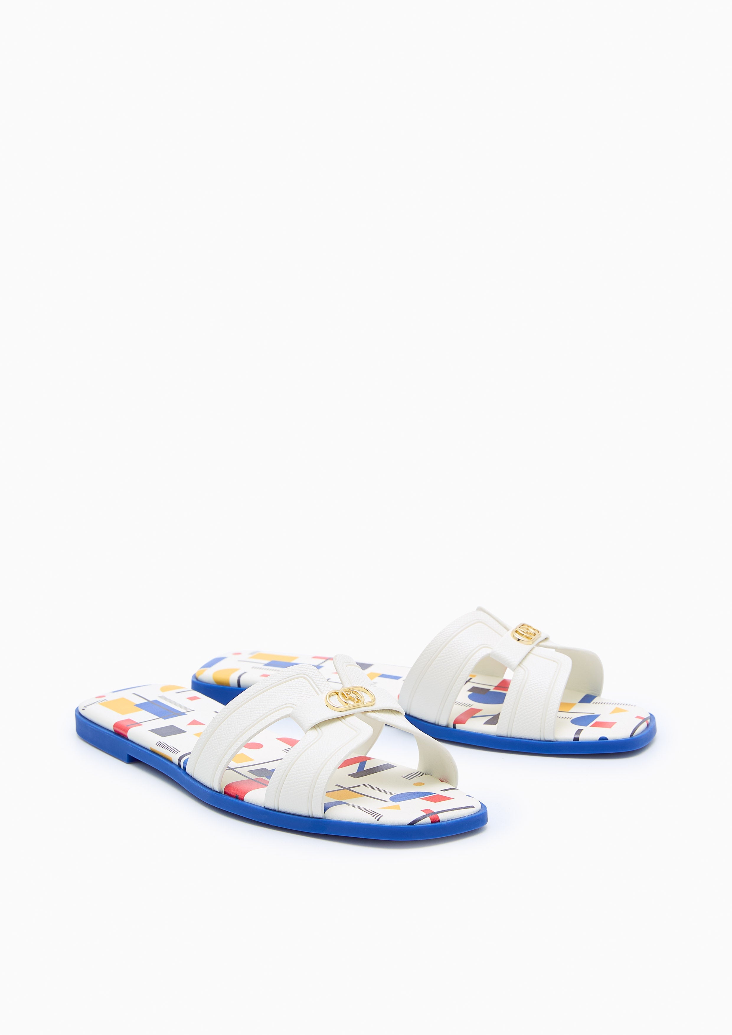 Hey Bauhaus Print Sandal Multi Color