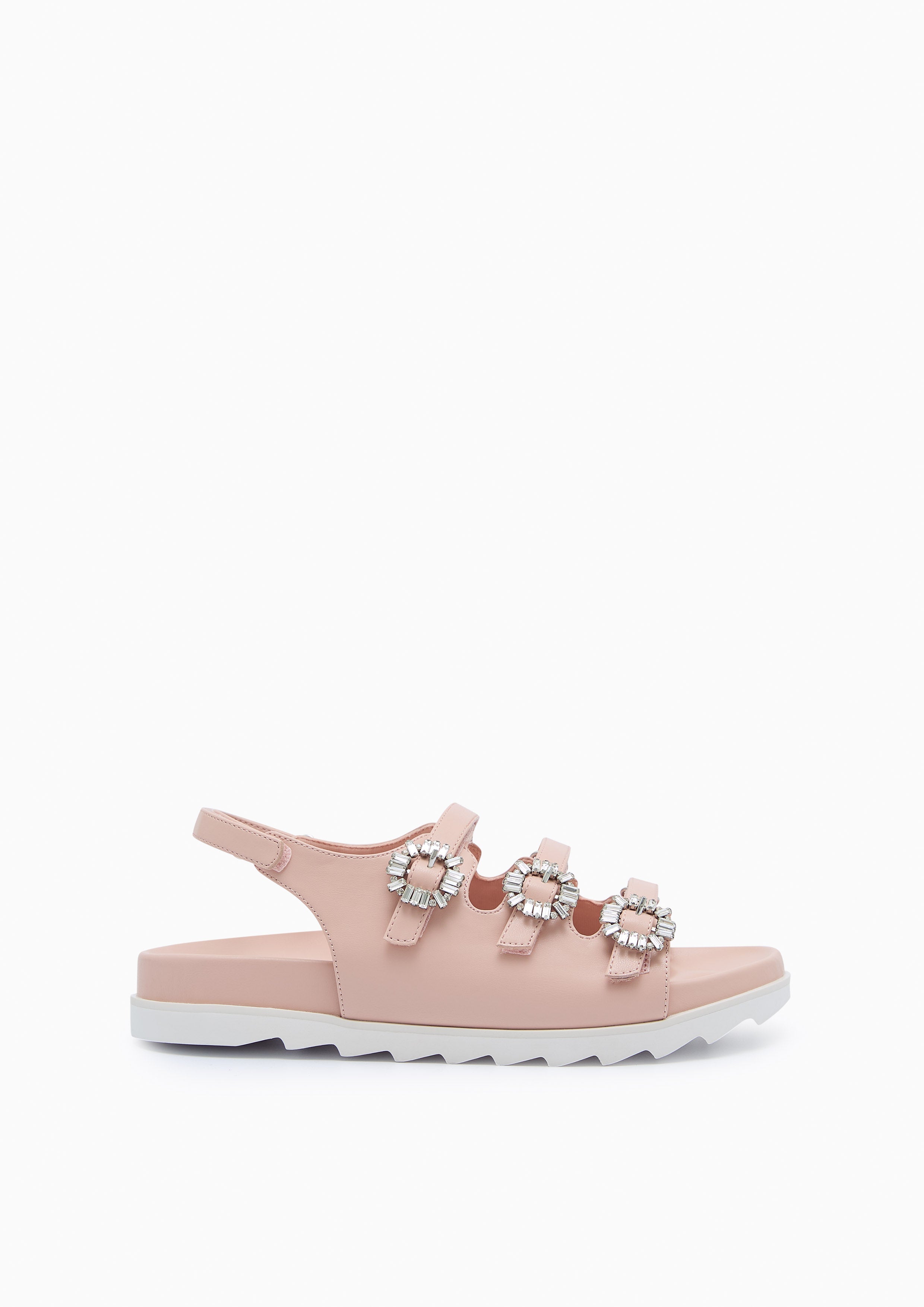 Viola Slingback Flat Sandals Light Pink