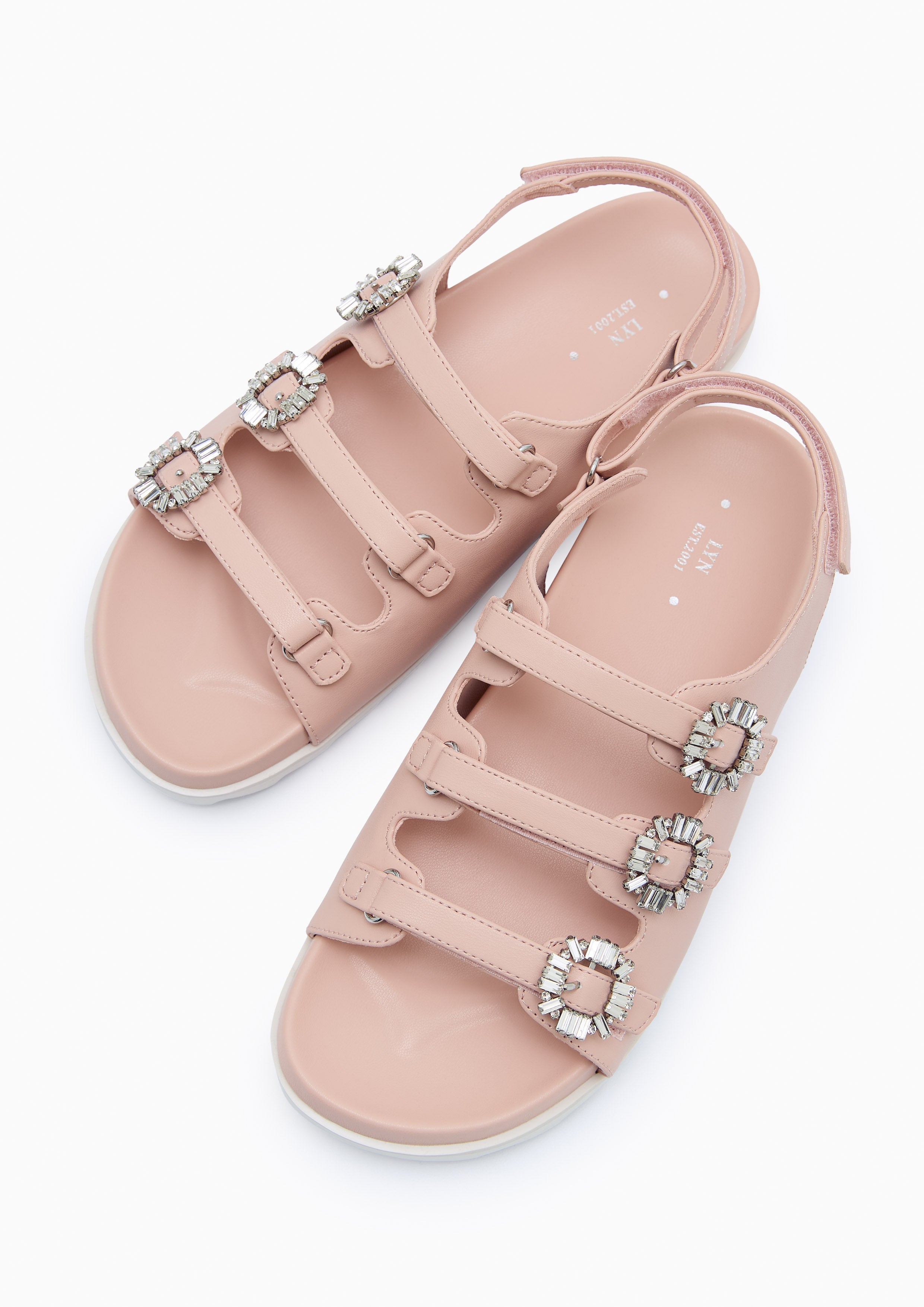 Viola Slingback Flat Sandals Light Pink