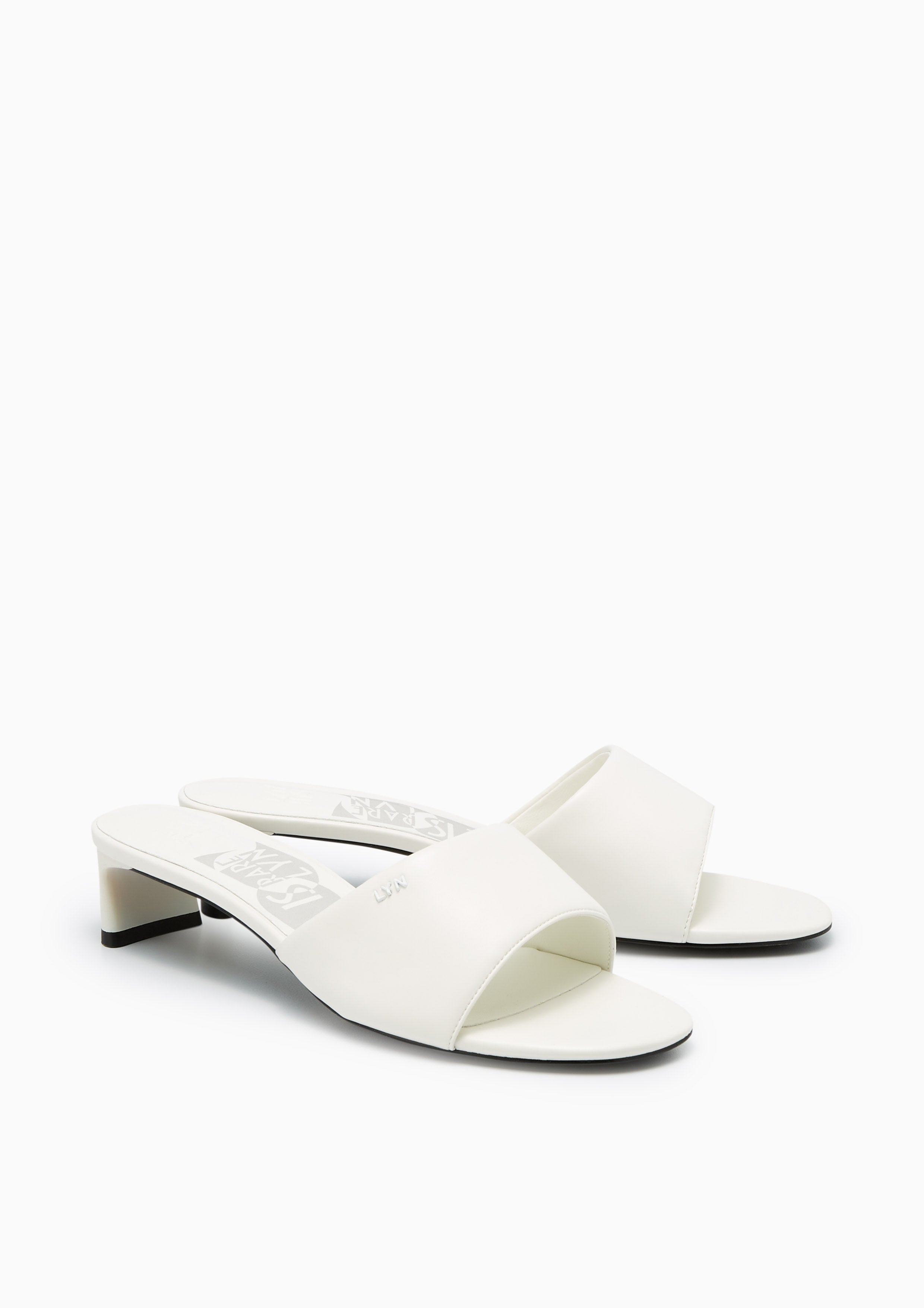 Liora Heeled Sandals White