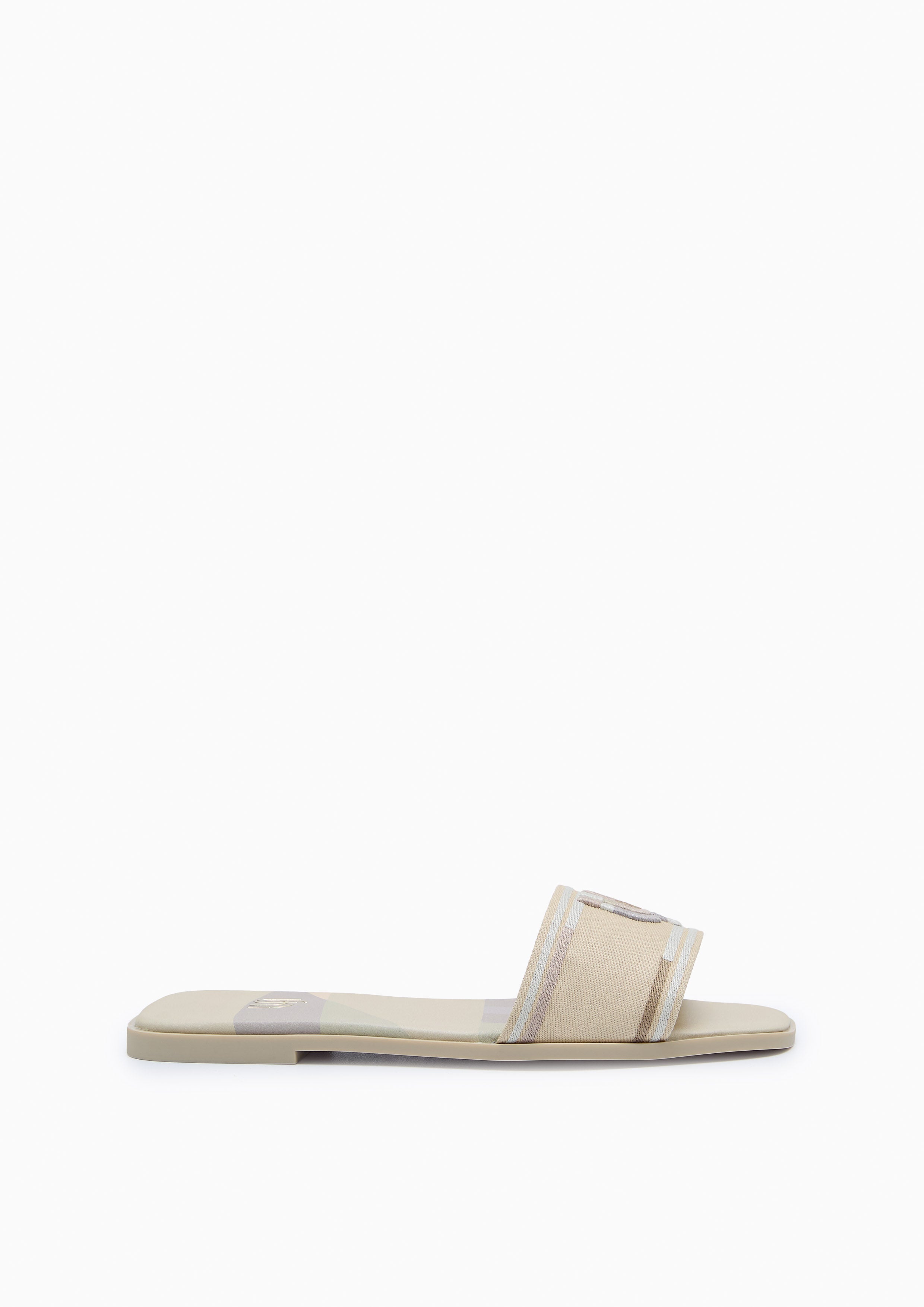 Maddie Flat Infinite Sandal Ivory