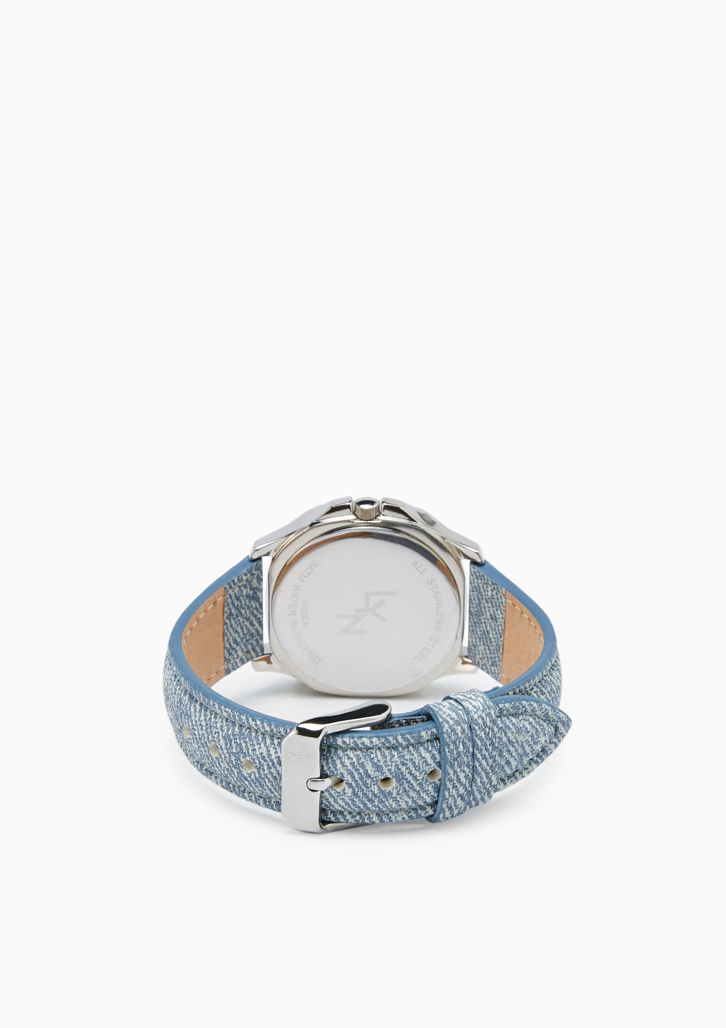 Nicole Denim Watch Blue