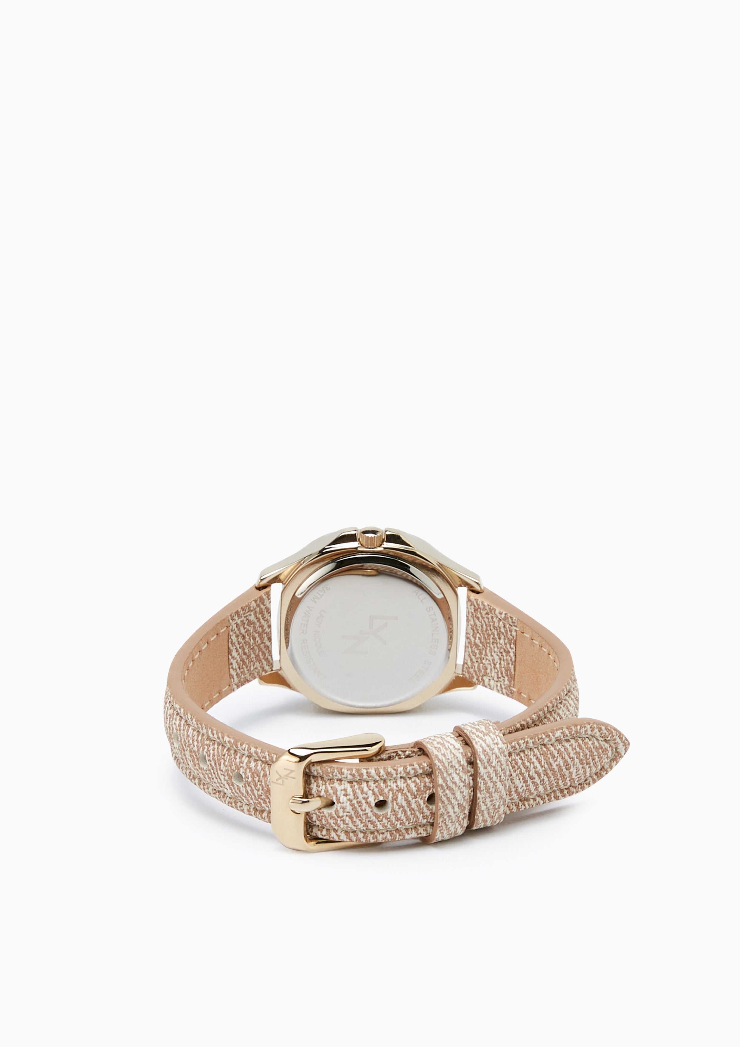 Lady Nicole Denim Watch Beige