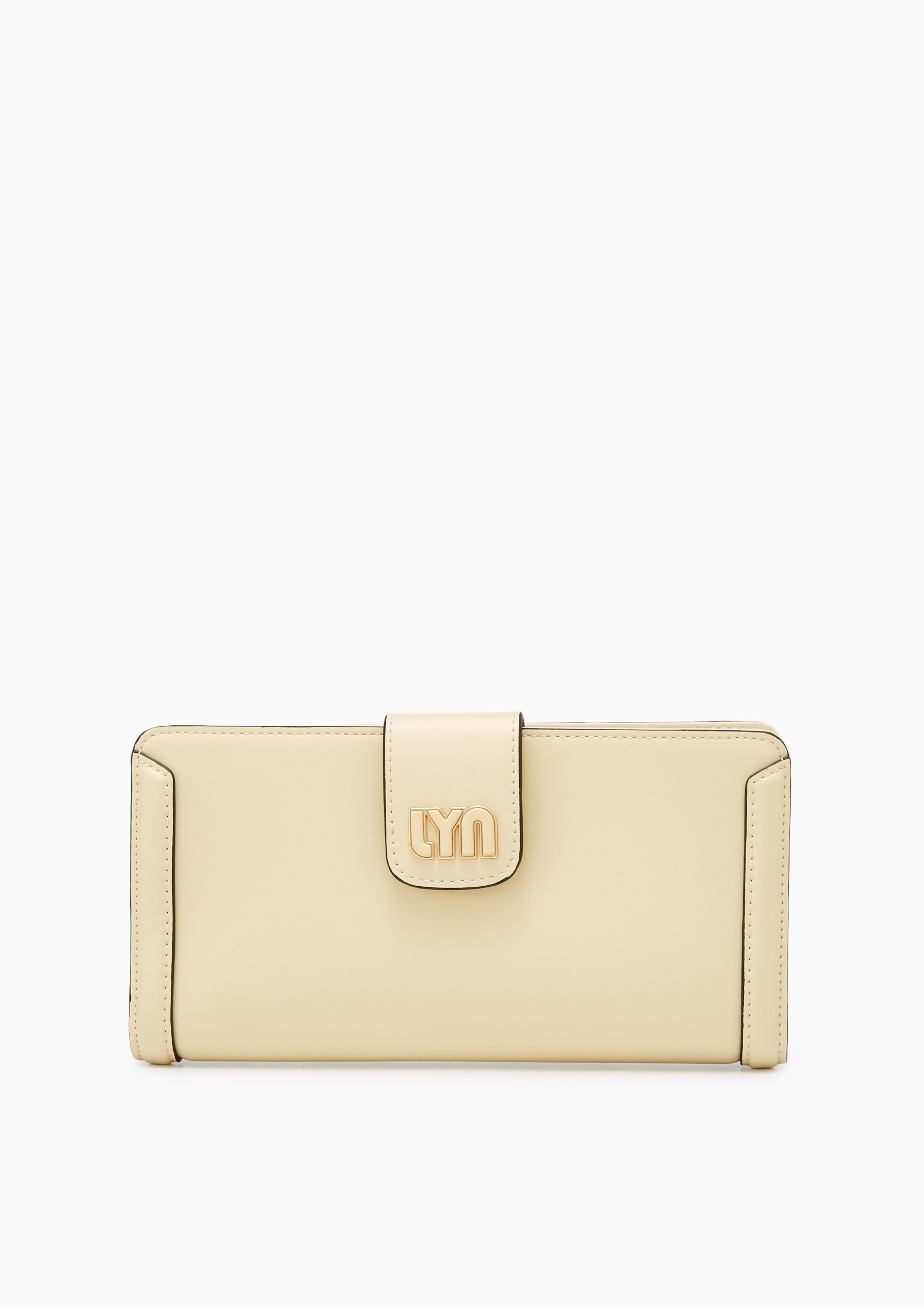 Malik Long Wallet Beige
