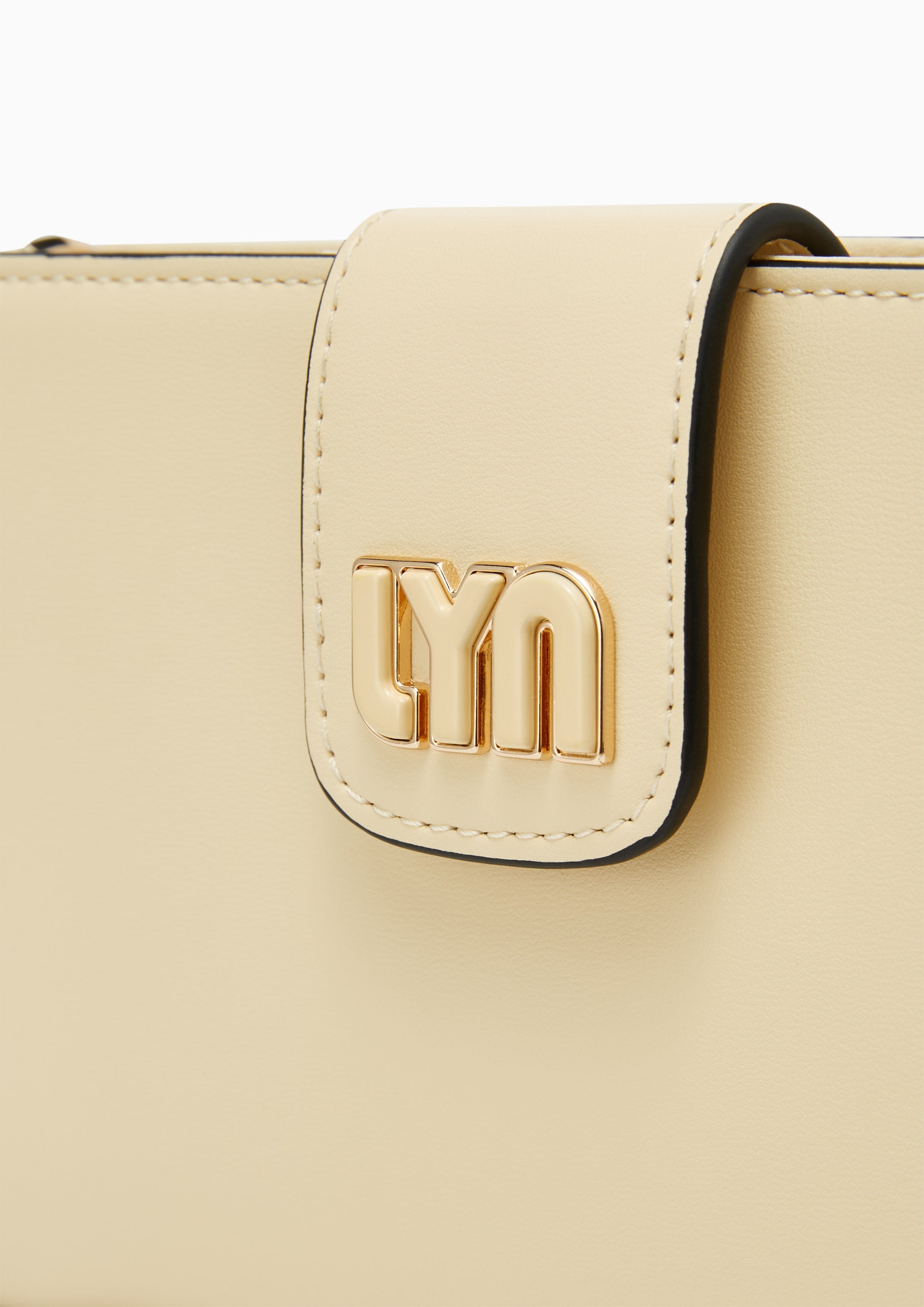 Malik Long Wallet Beige
