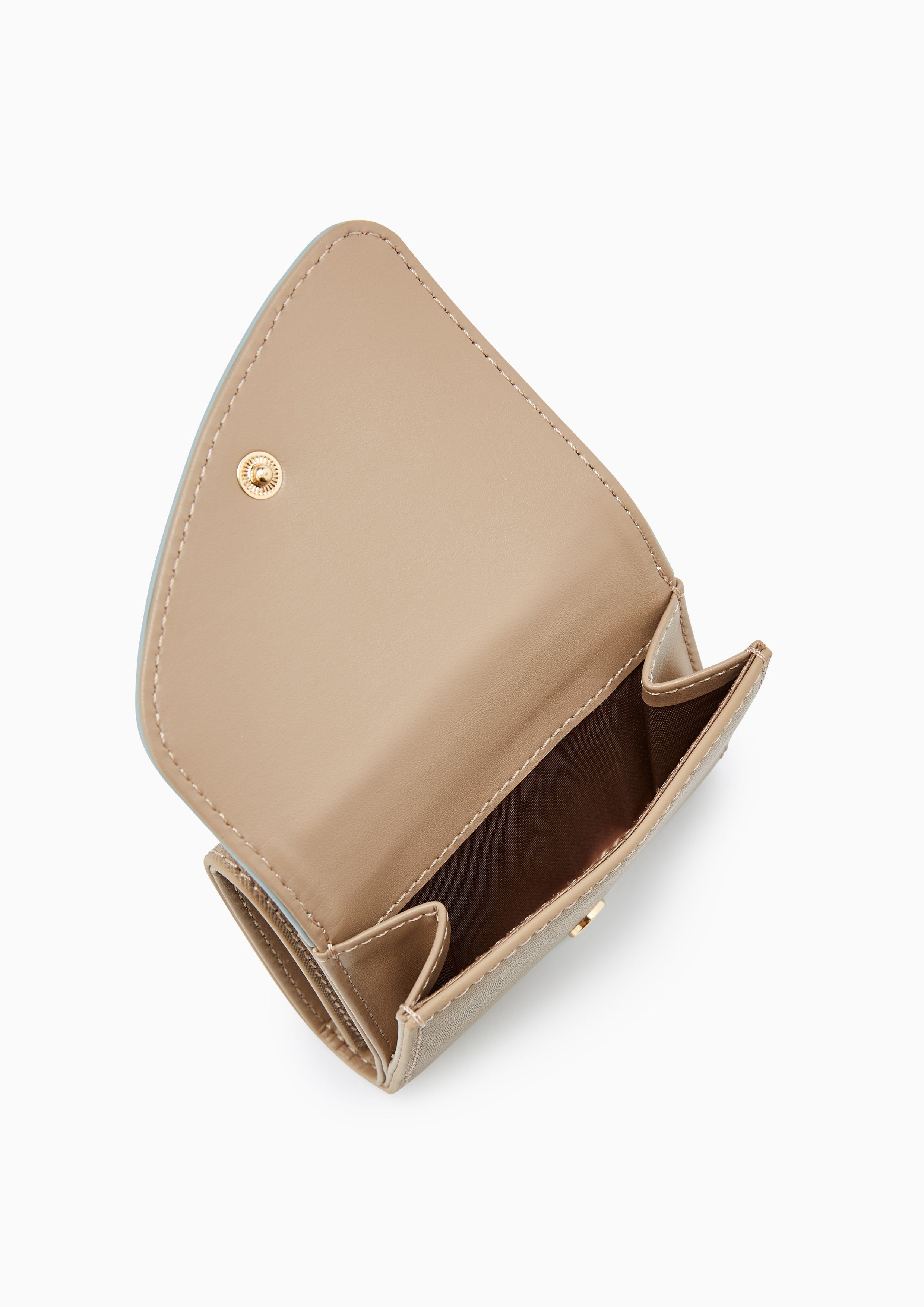 Maddie Fold Wallet Beige