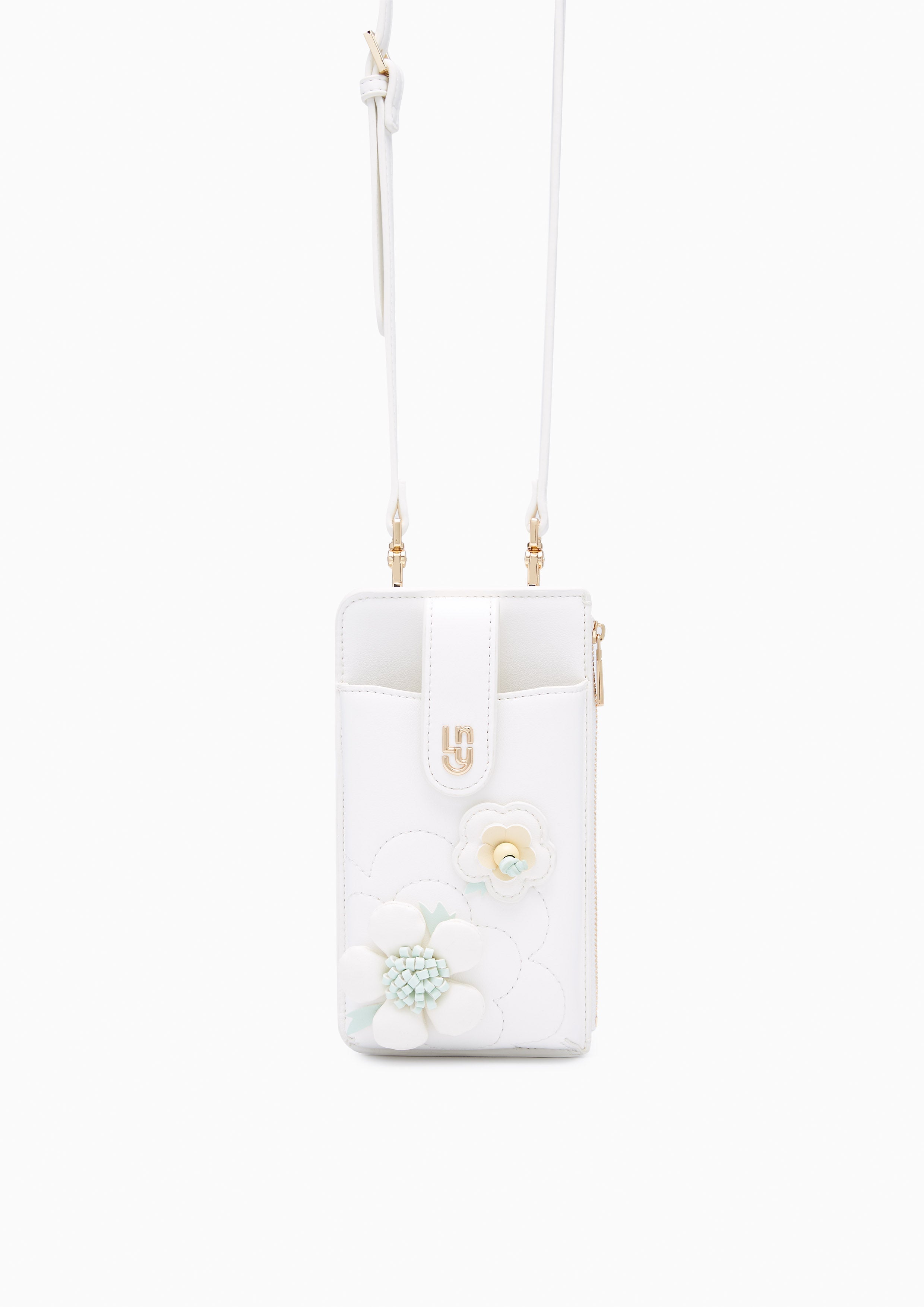 Sanna Mobile Sling Crossbody Bag Ivory