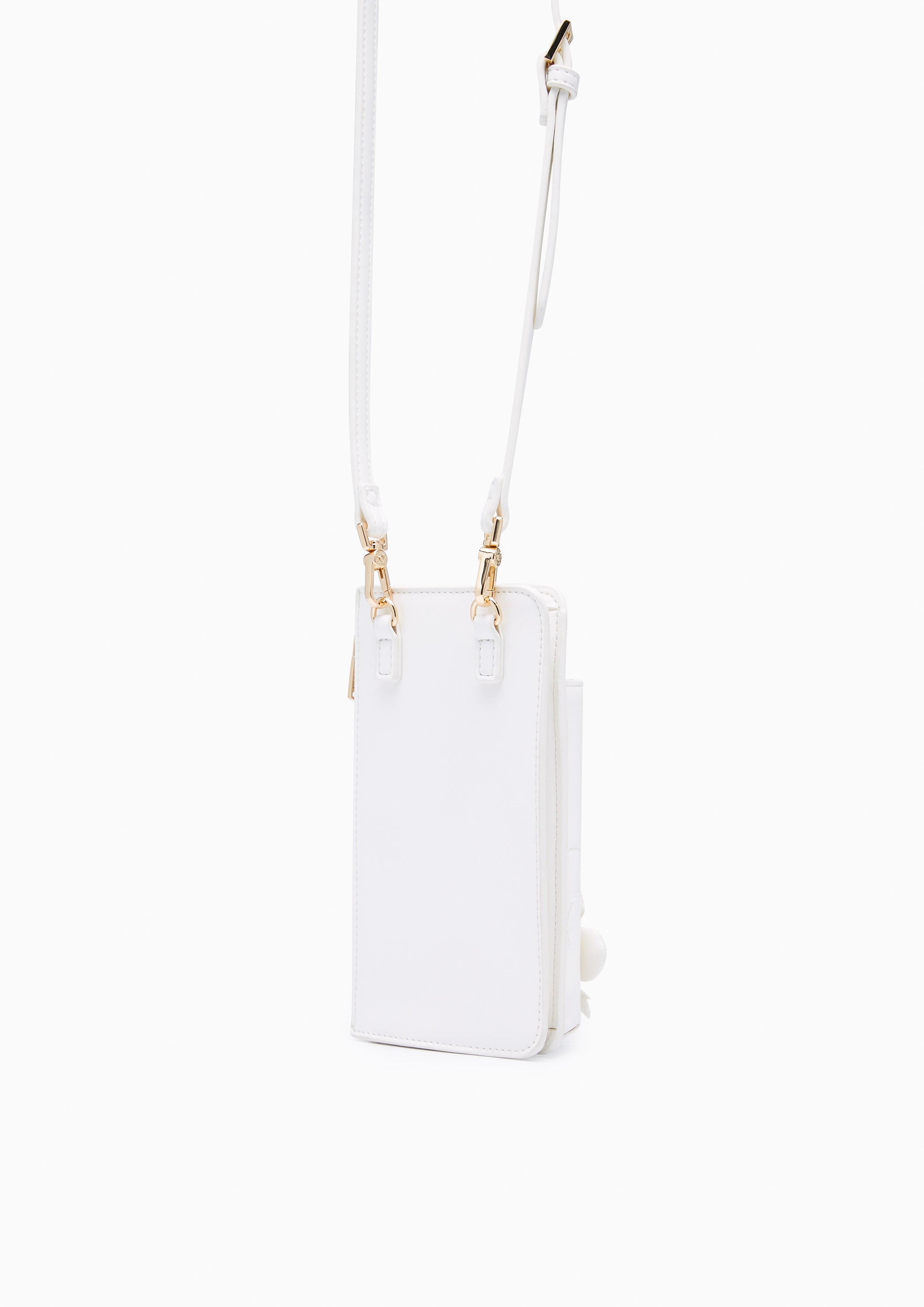 Sanna Mobile Sling Crossbody Bag Ivory