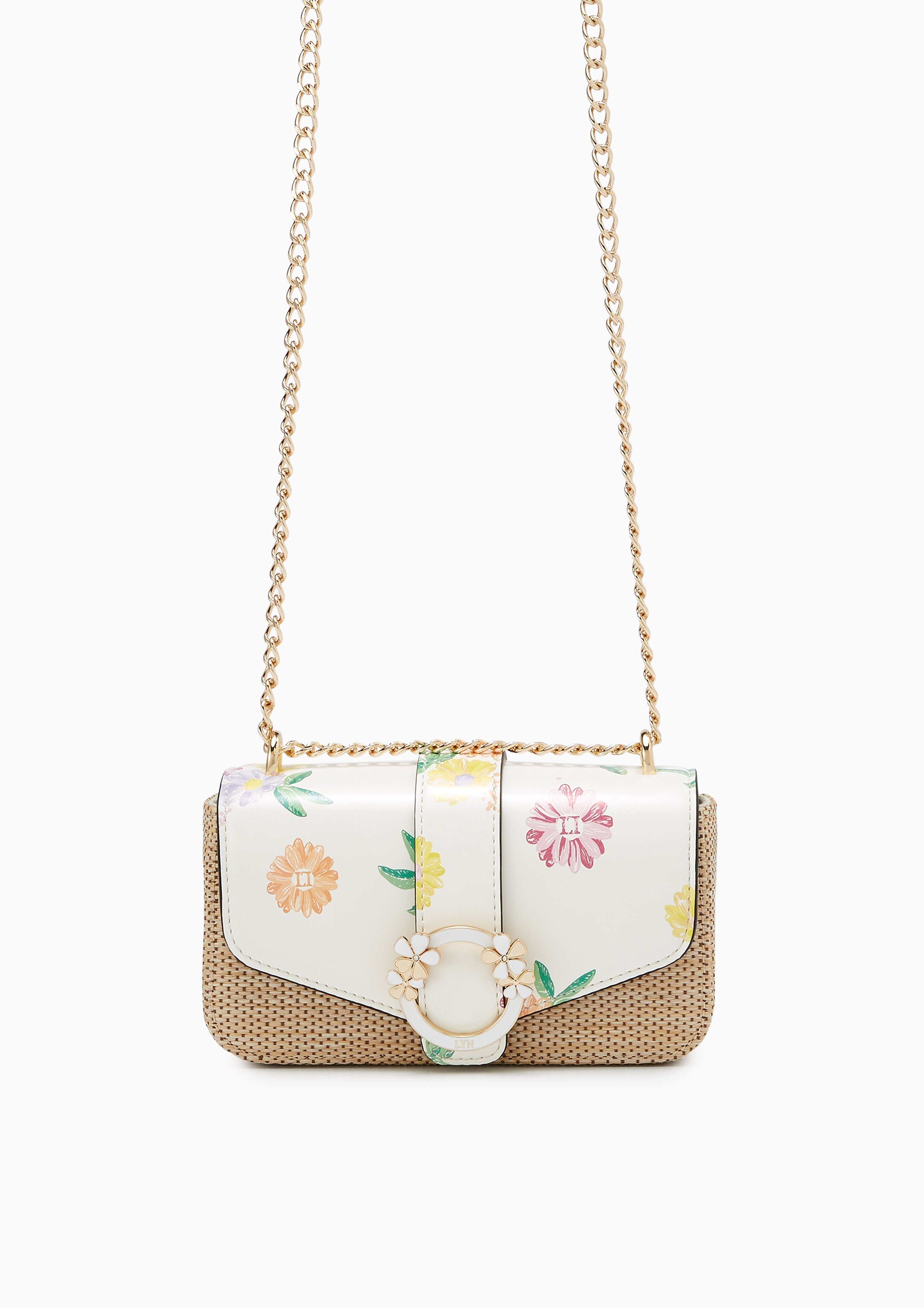 Lesly Mini Crossbody Bag Beige