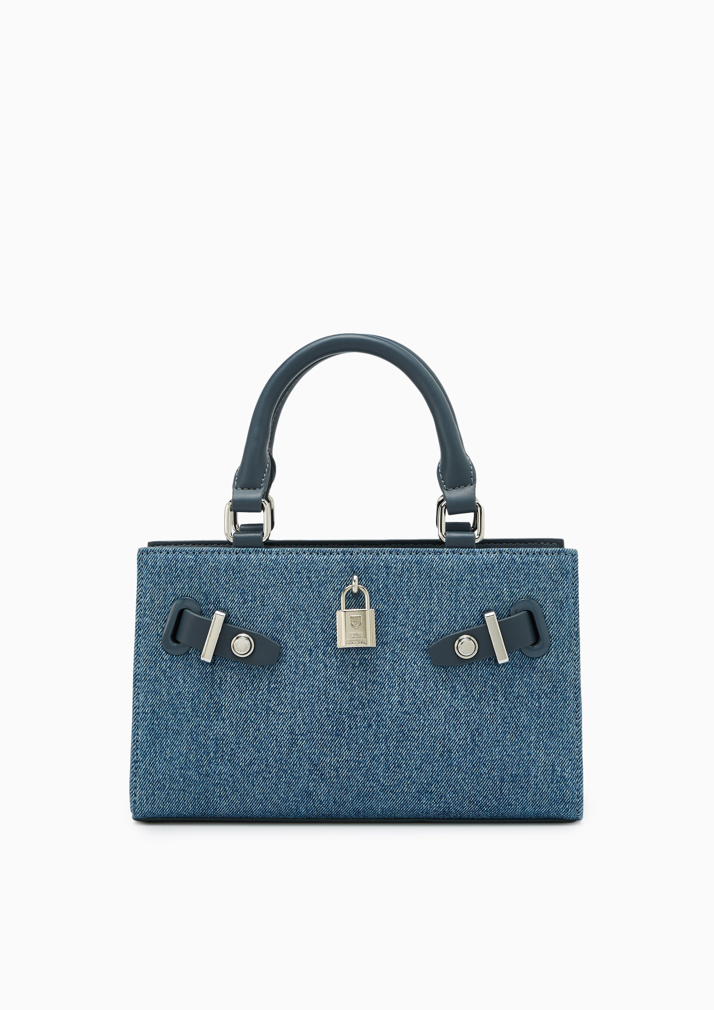 Raff Raw S Top Handle Bag Blue