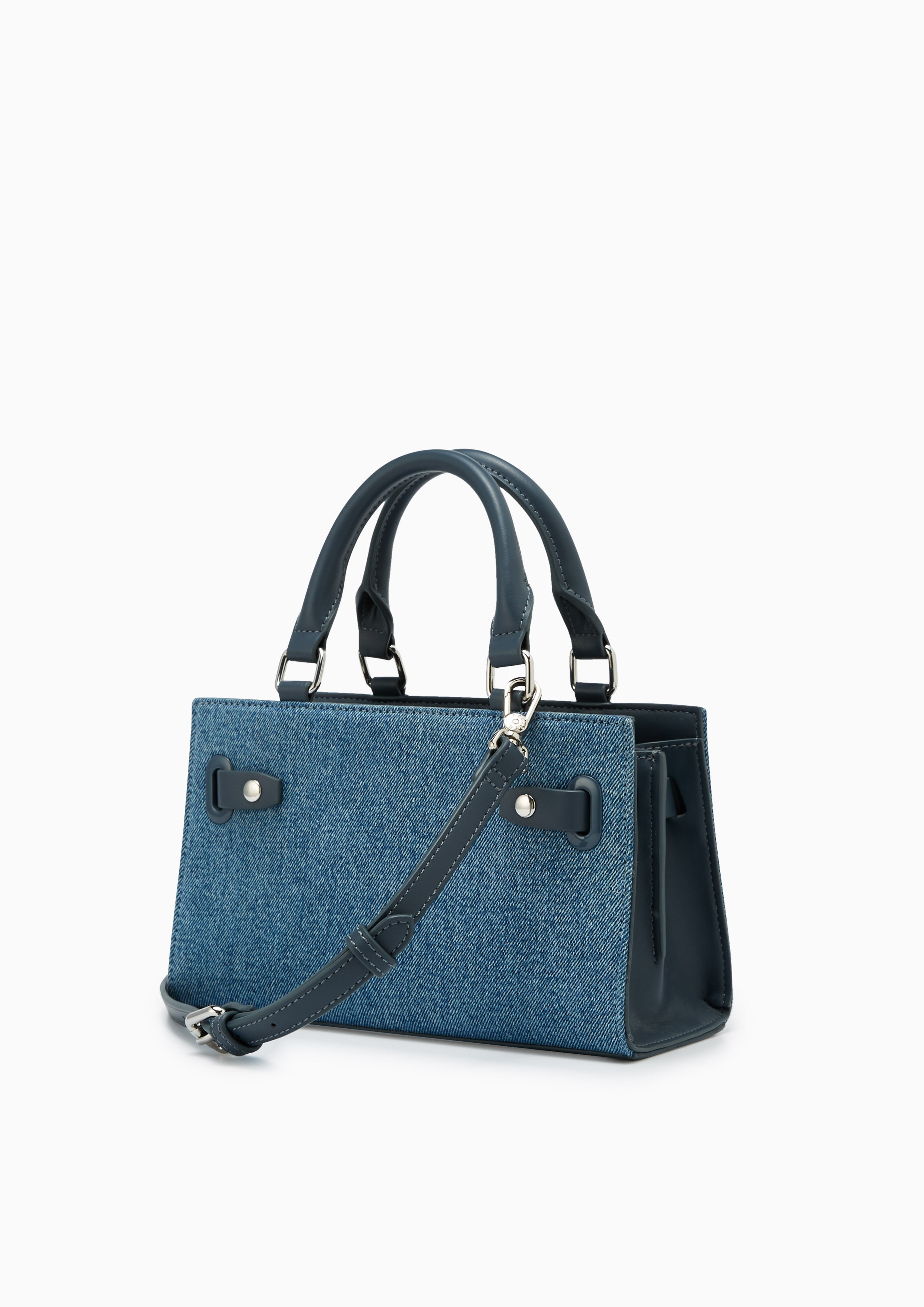 Raff Raw S Top Handle Bag Blue