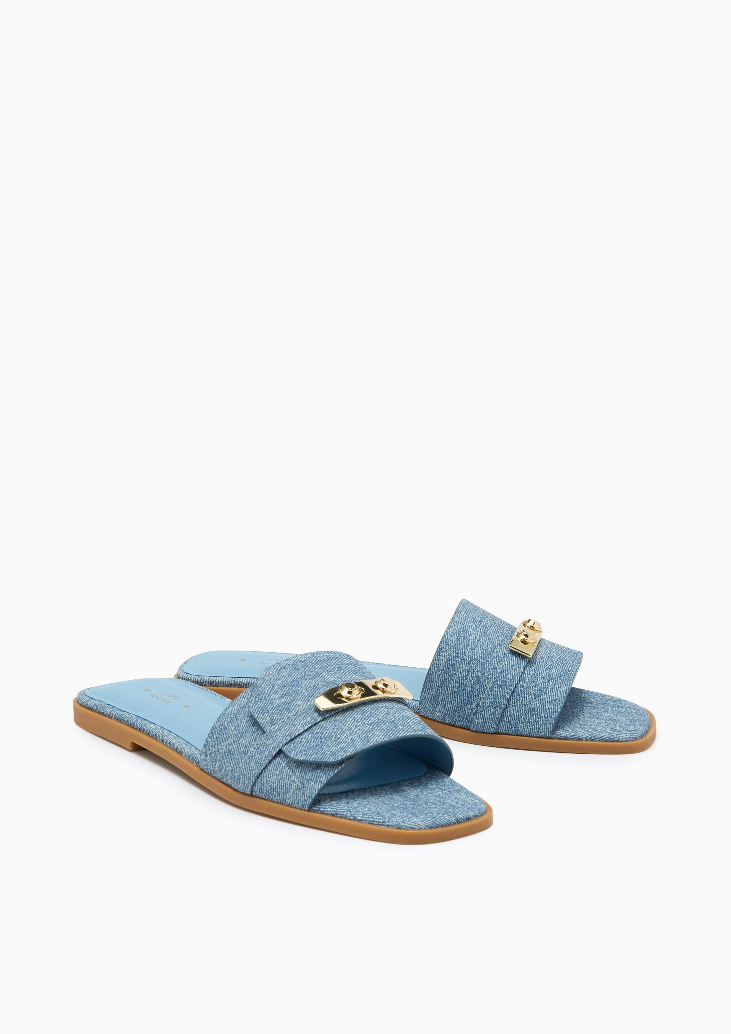 Master Ii Flat Slip-Ons Blue