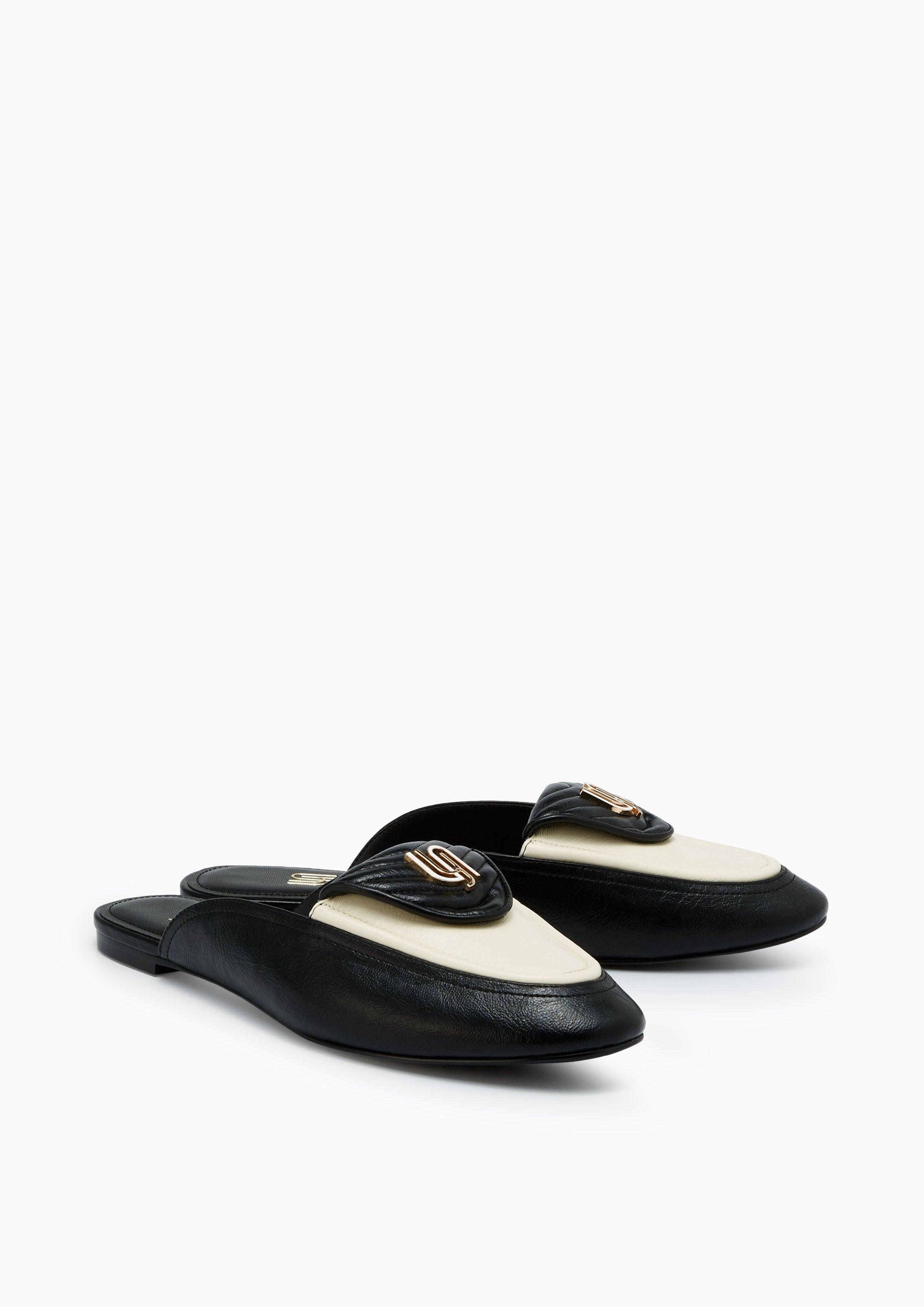 Kiara Infinite Flat Mules Black