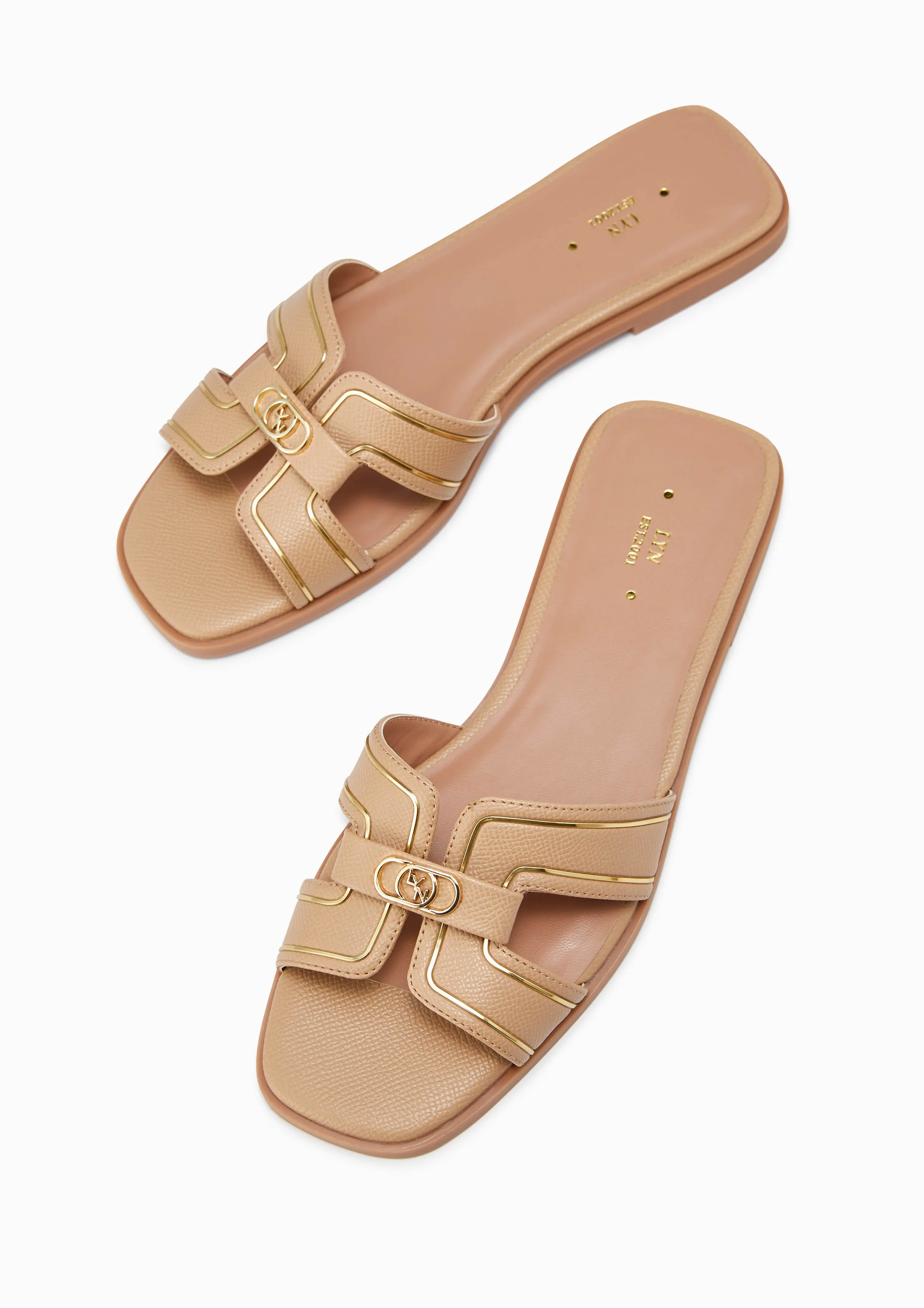 Hey Flat Sandals Beige